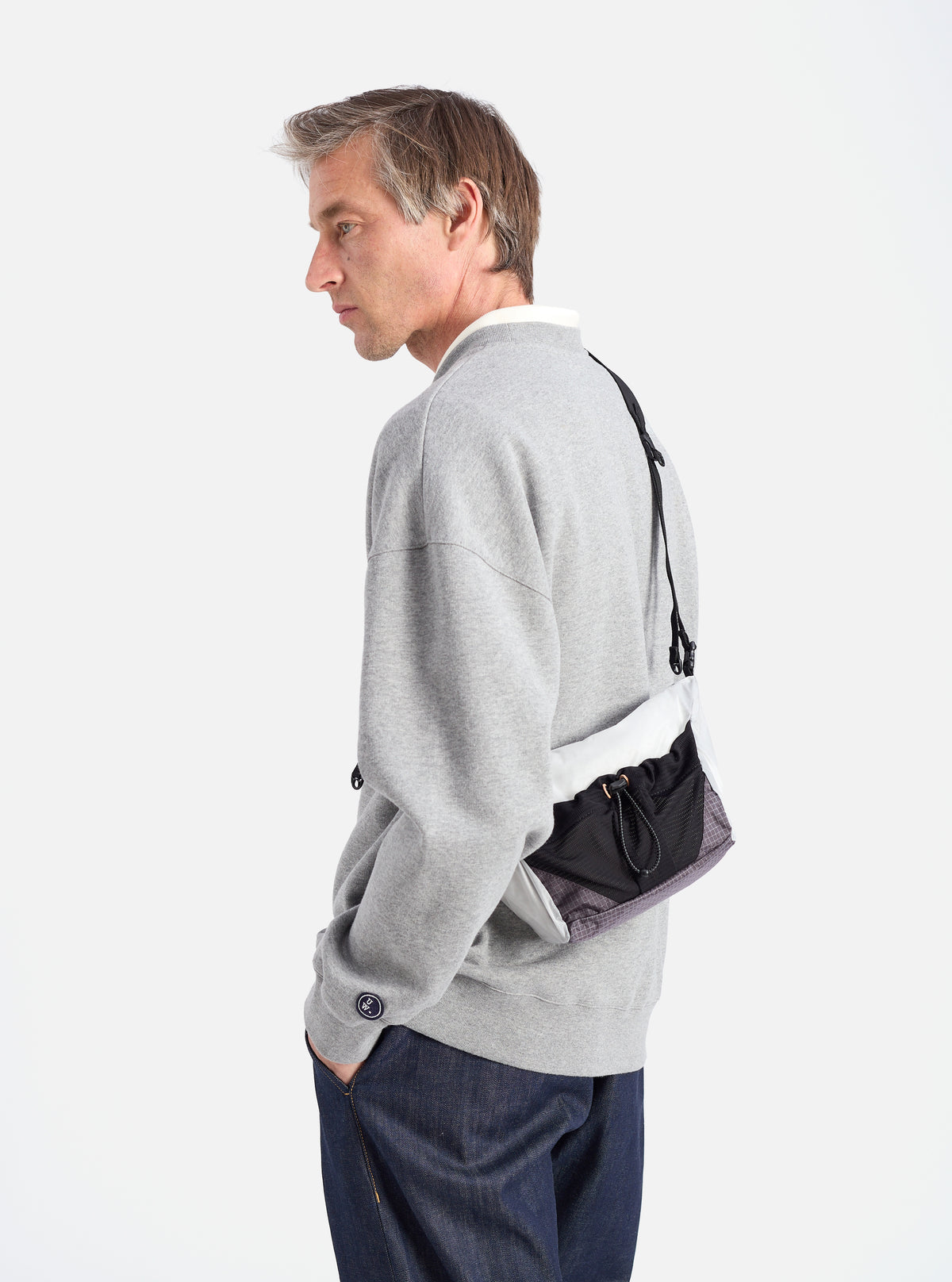 White Nylon F/CE.® Cordura Sil Sacoche