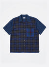 Limited Edition Navy Mixed Check Camp Shirt