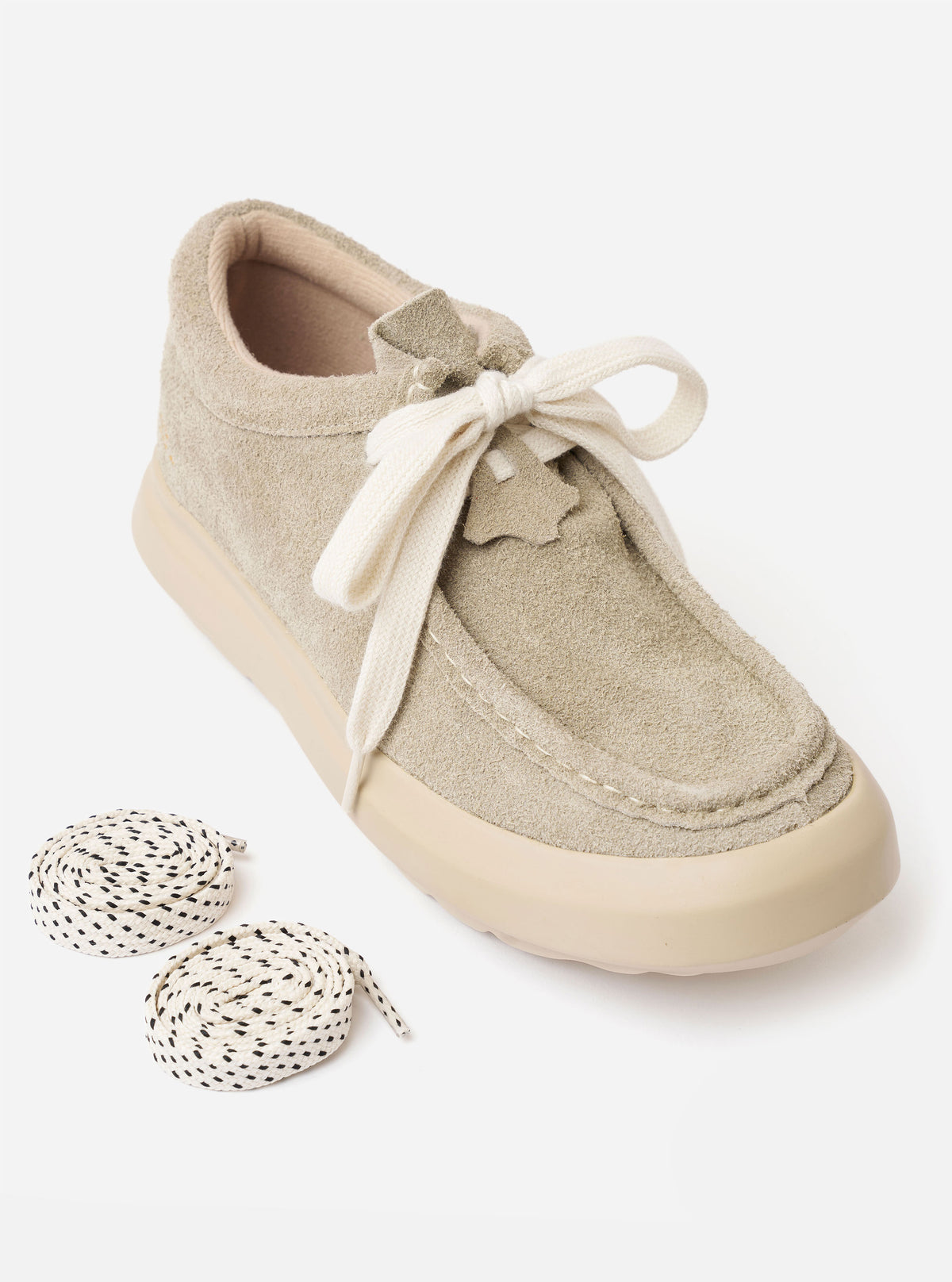 Wander etc. FD/08 in Dust/Off White Suede/Leather