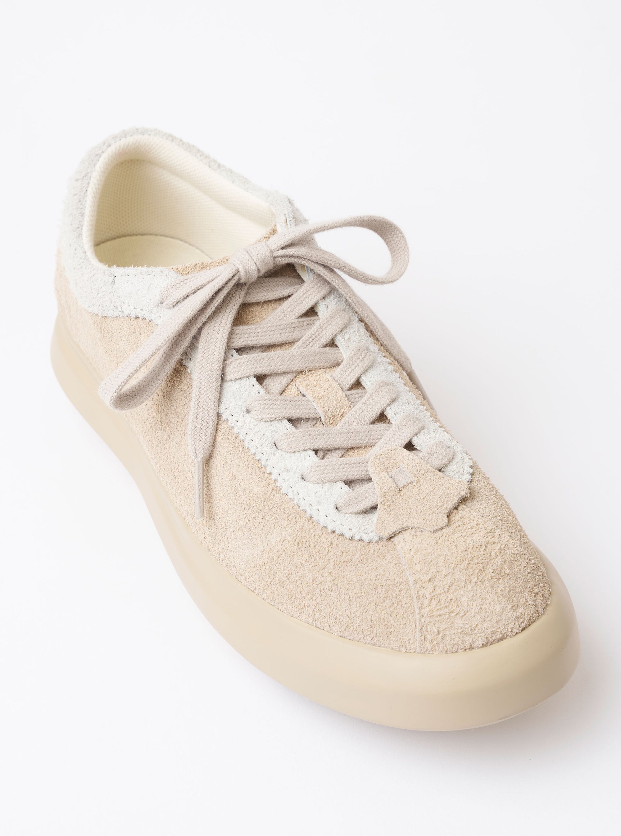 Wander etc. 'The 70's' in Bone Hairy Suede/Leather