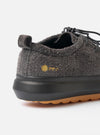 Wander etc. FD/08 Low in Black Asphalt/Gum Hairy Suede