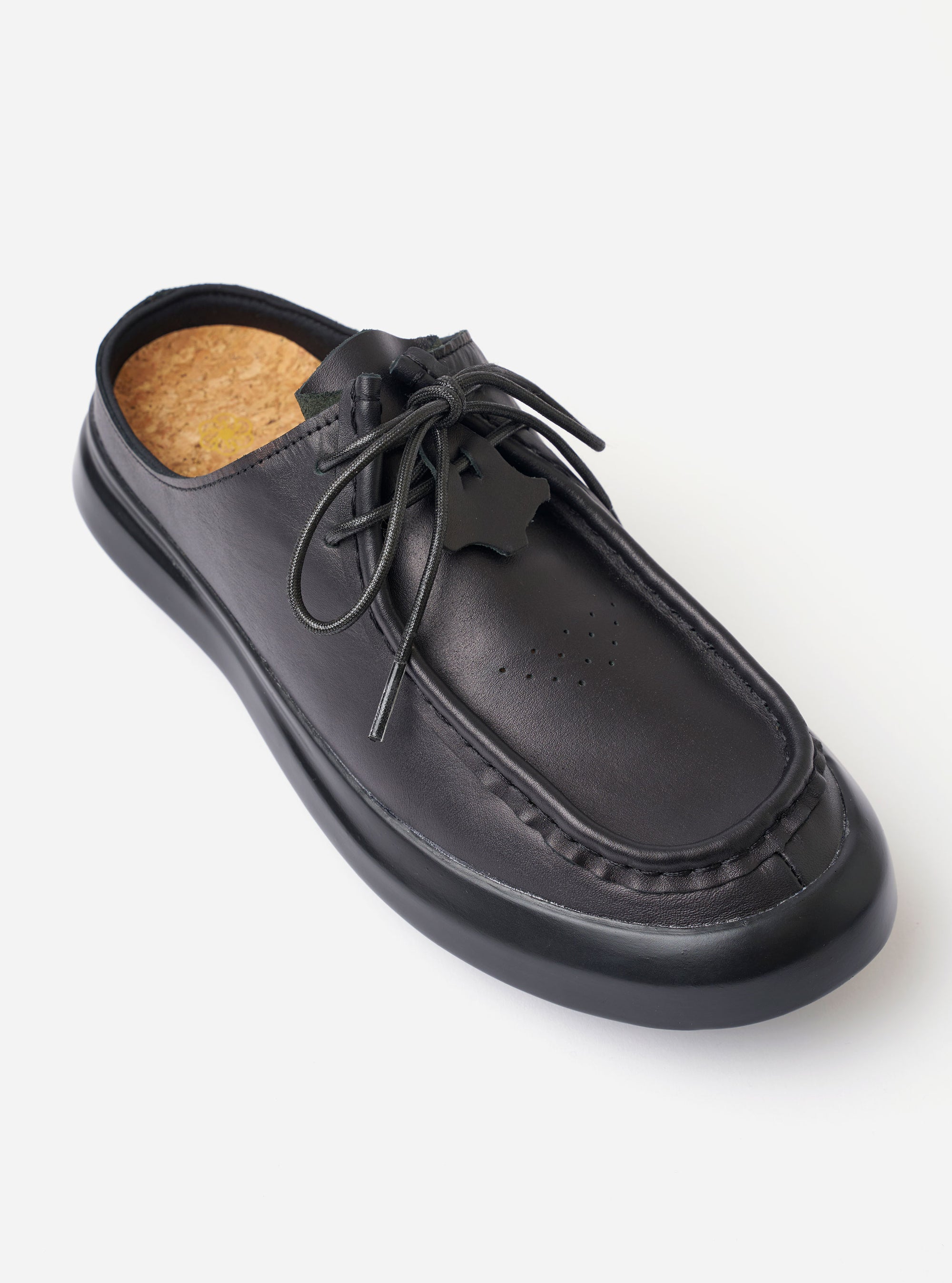 Wander etc. Laze in Black Nappa Leather