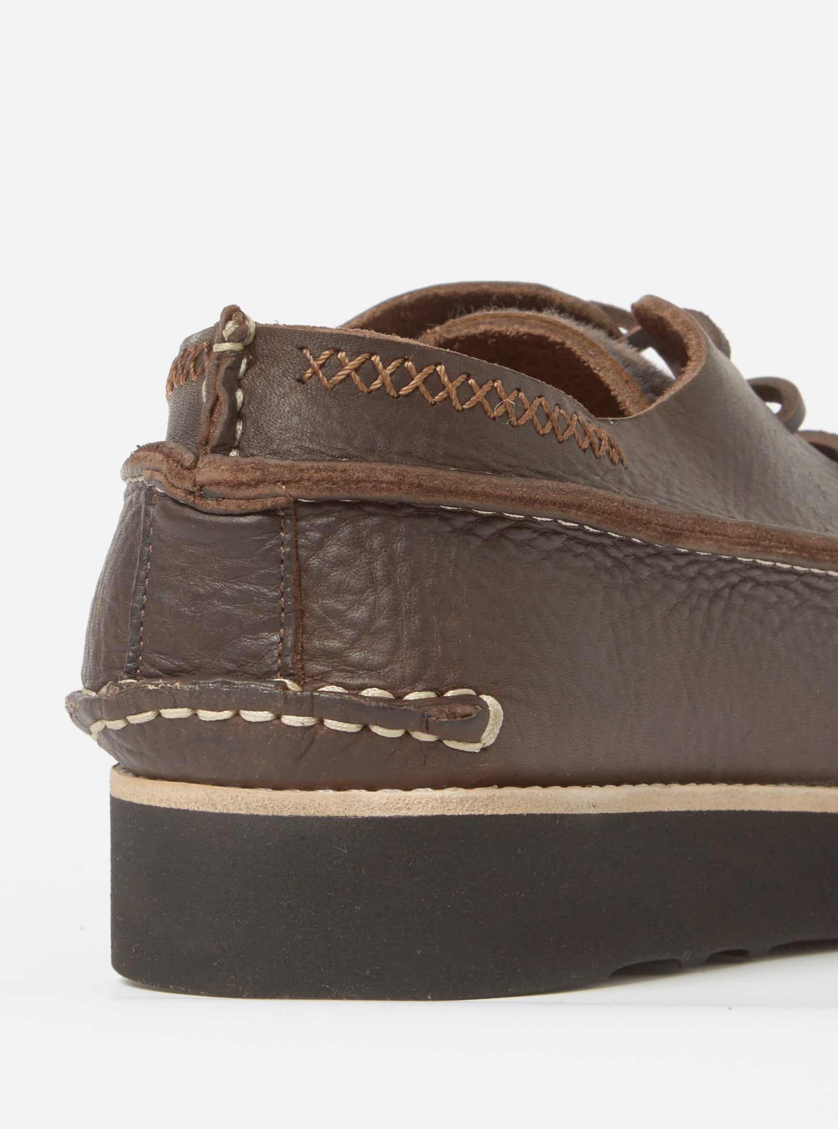 Yogi x Universal Works Dark Brown/Leopard Tumbled/Fur Leather Finn