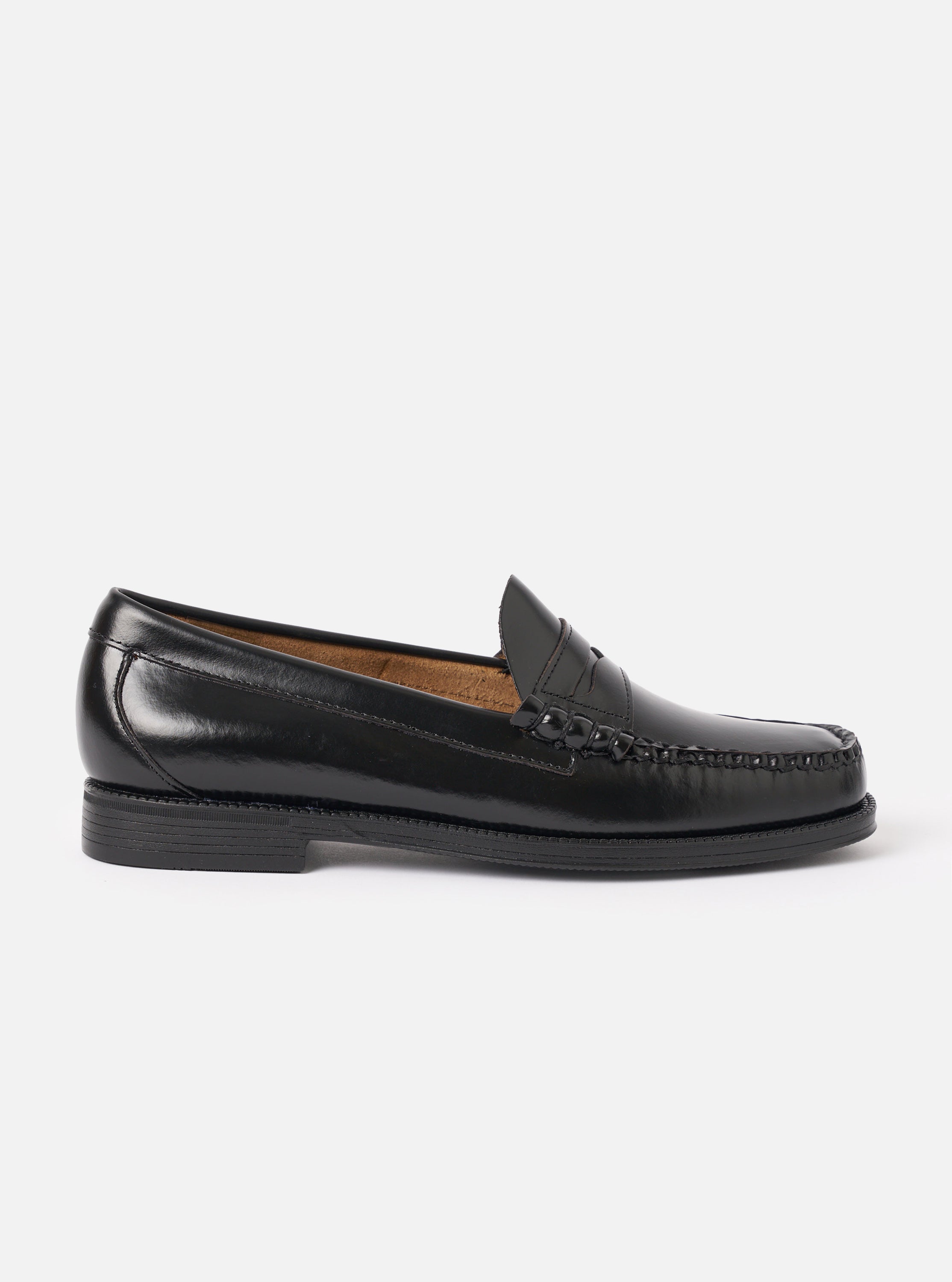 Men's G.H.Bass Chocolate Leather Weejuns Heritage Larson Moc Penny