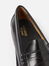 G.H.Bass Black Leather Weejun II Larson Moc Penny Loafer