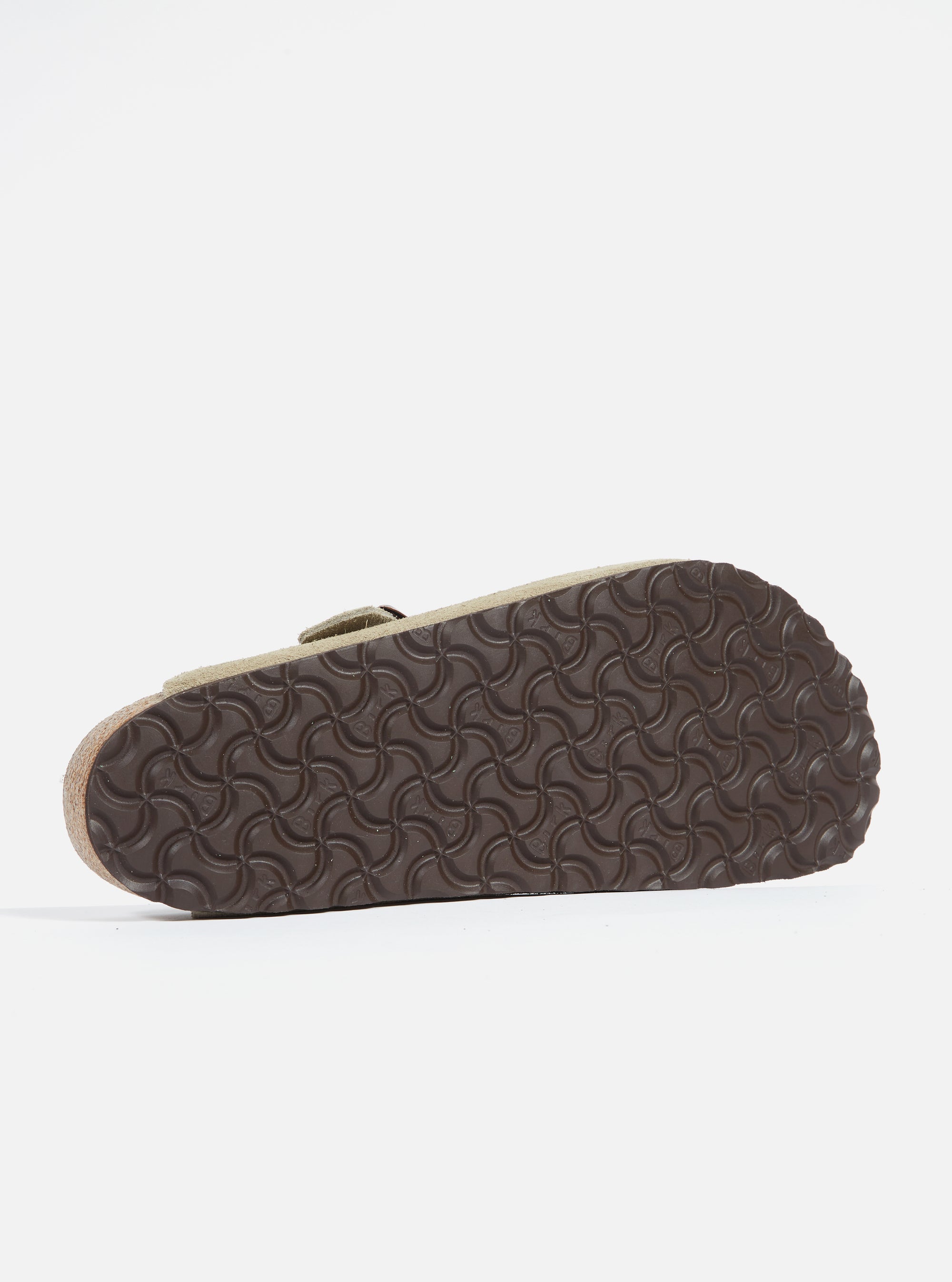Birkenstock Boston Soft Footbed in Taupe Suede Leather