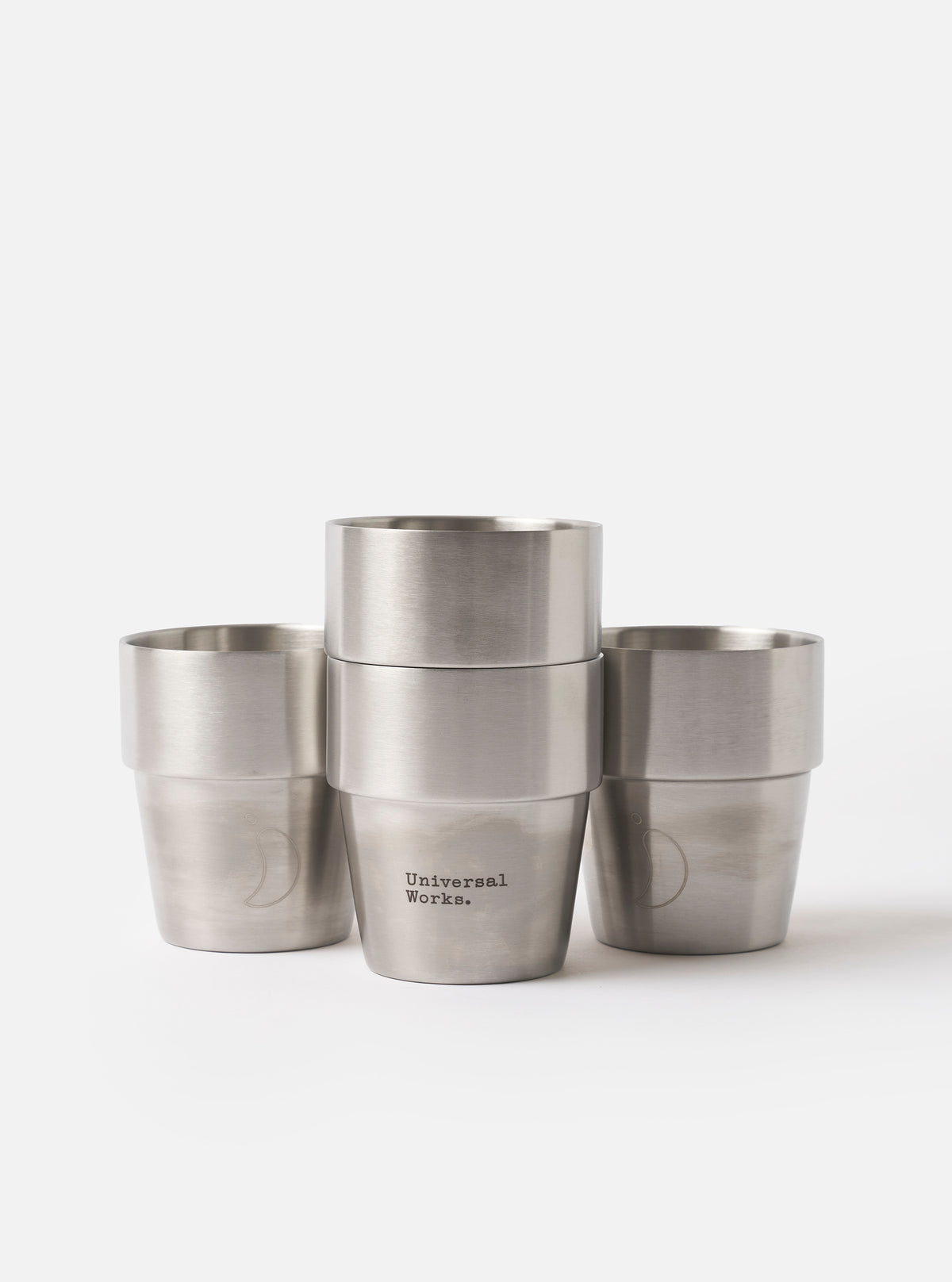 Chilly's x Universal Works Set of 4 300ml Stackable Cups