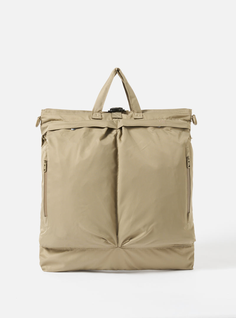 Sage Green Recycled Twill F/CE.® 3-Way Helmet Bag