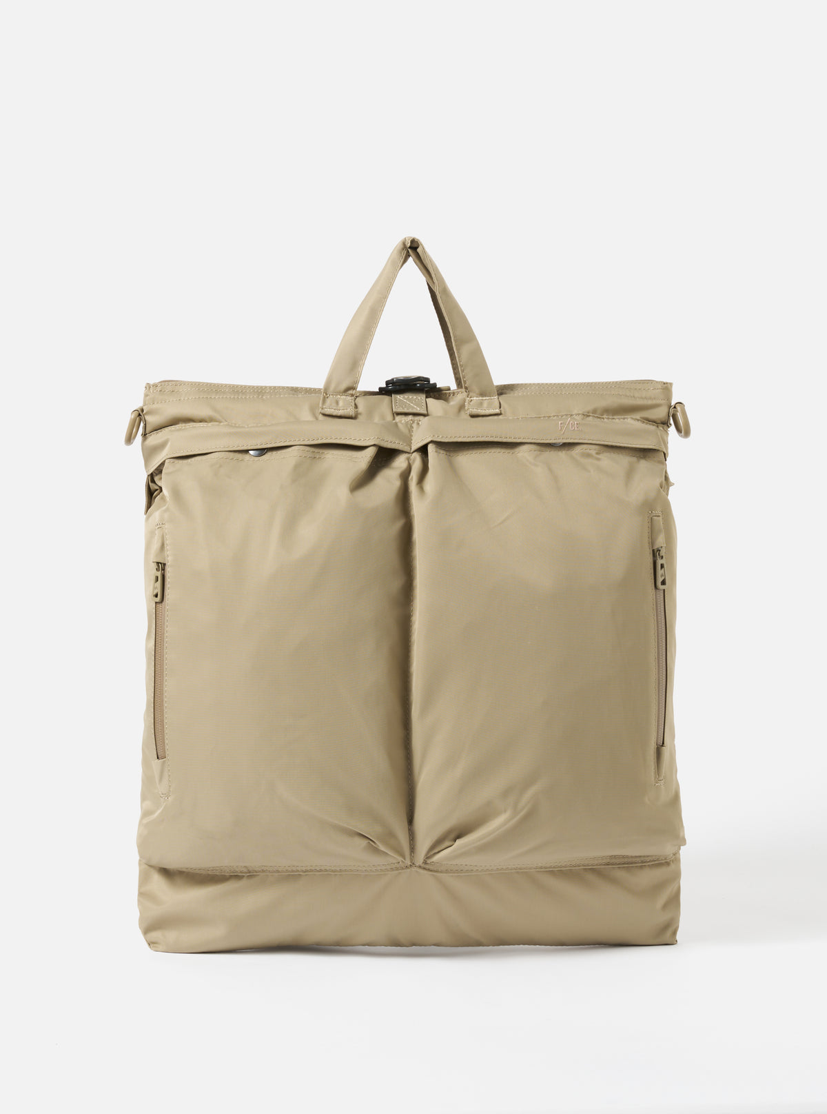 Sage Green Recycled Twill F/CE.® 3-Way Helmet Bag