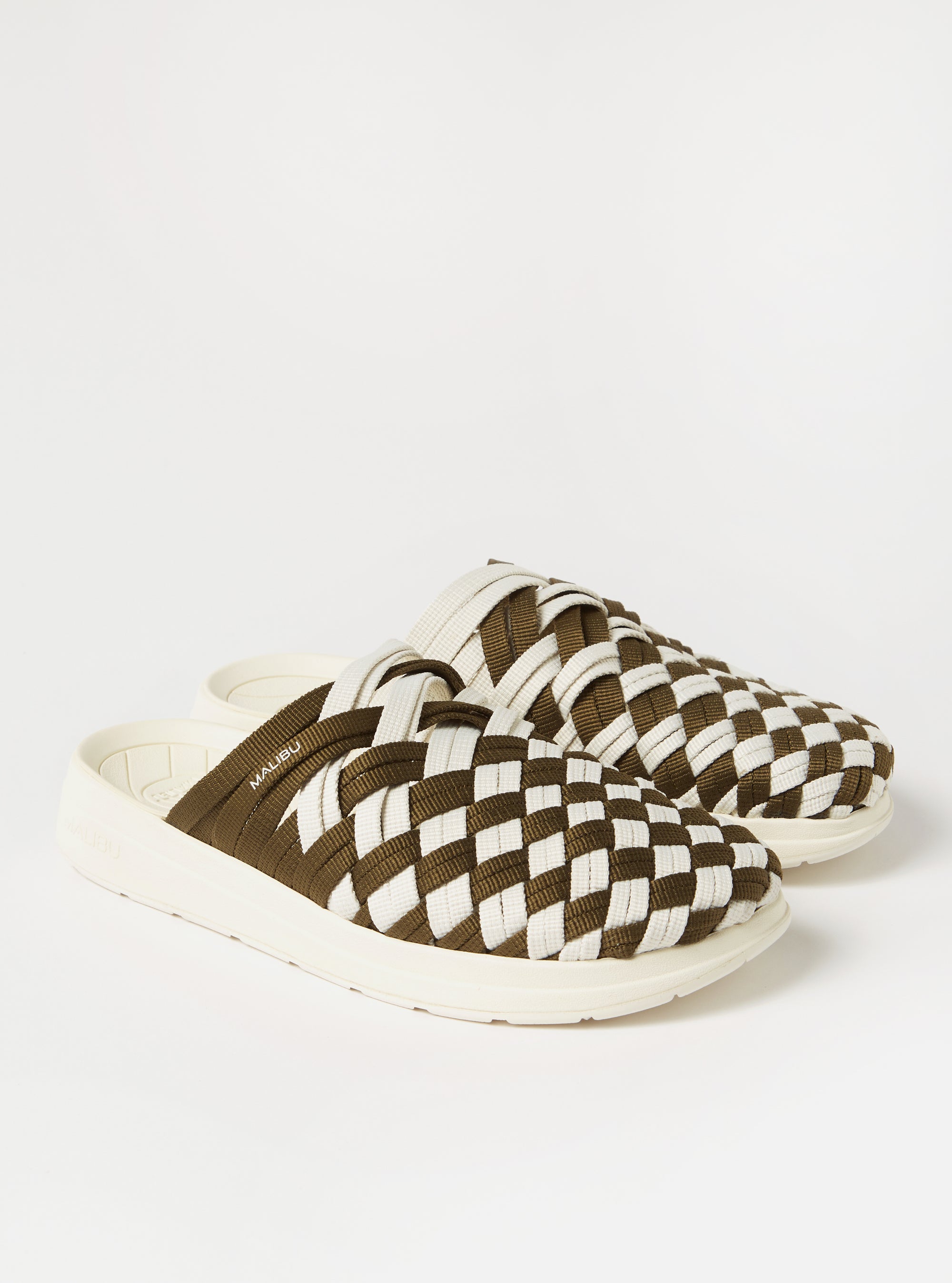 Olive/White Nylon Malibu Colony Classic