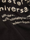master-piece x Universal Works Black Single Jersey Print Tee