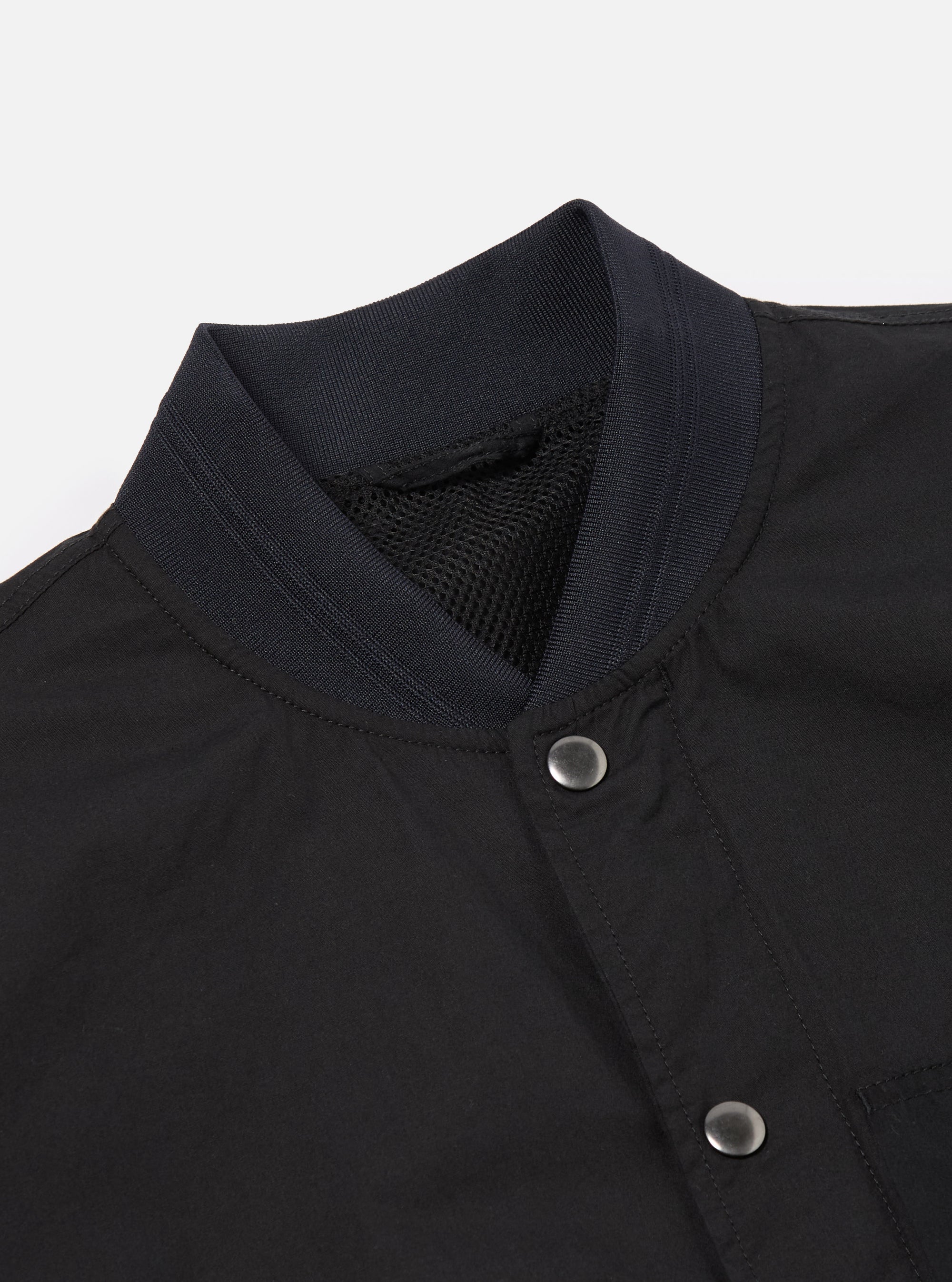 master-piece x Universal Works Black Broadcloth NS Bomber Jacket
