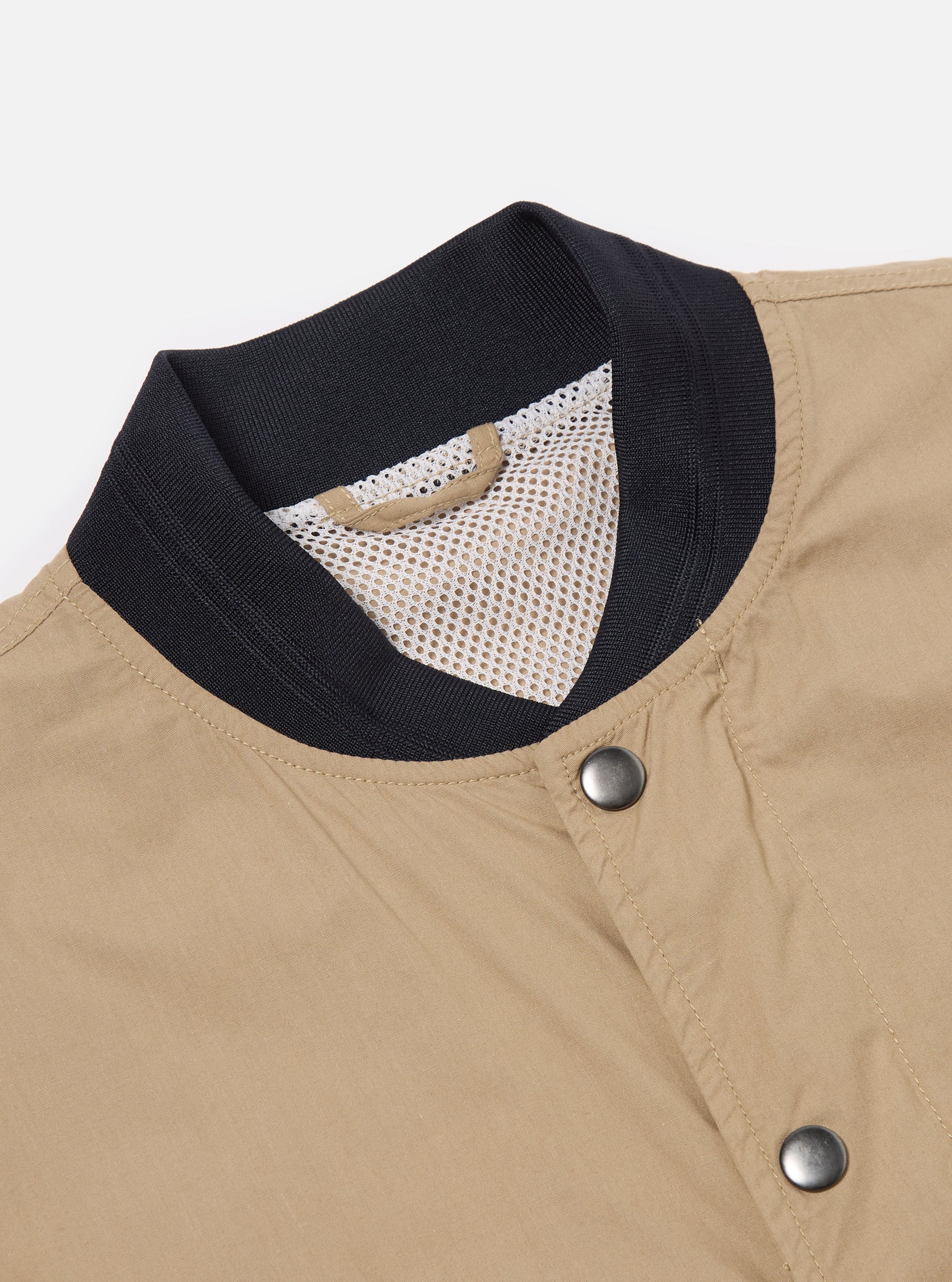 master-piece x Universal Works Sand Broadcloth NS Bomber Jacket