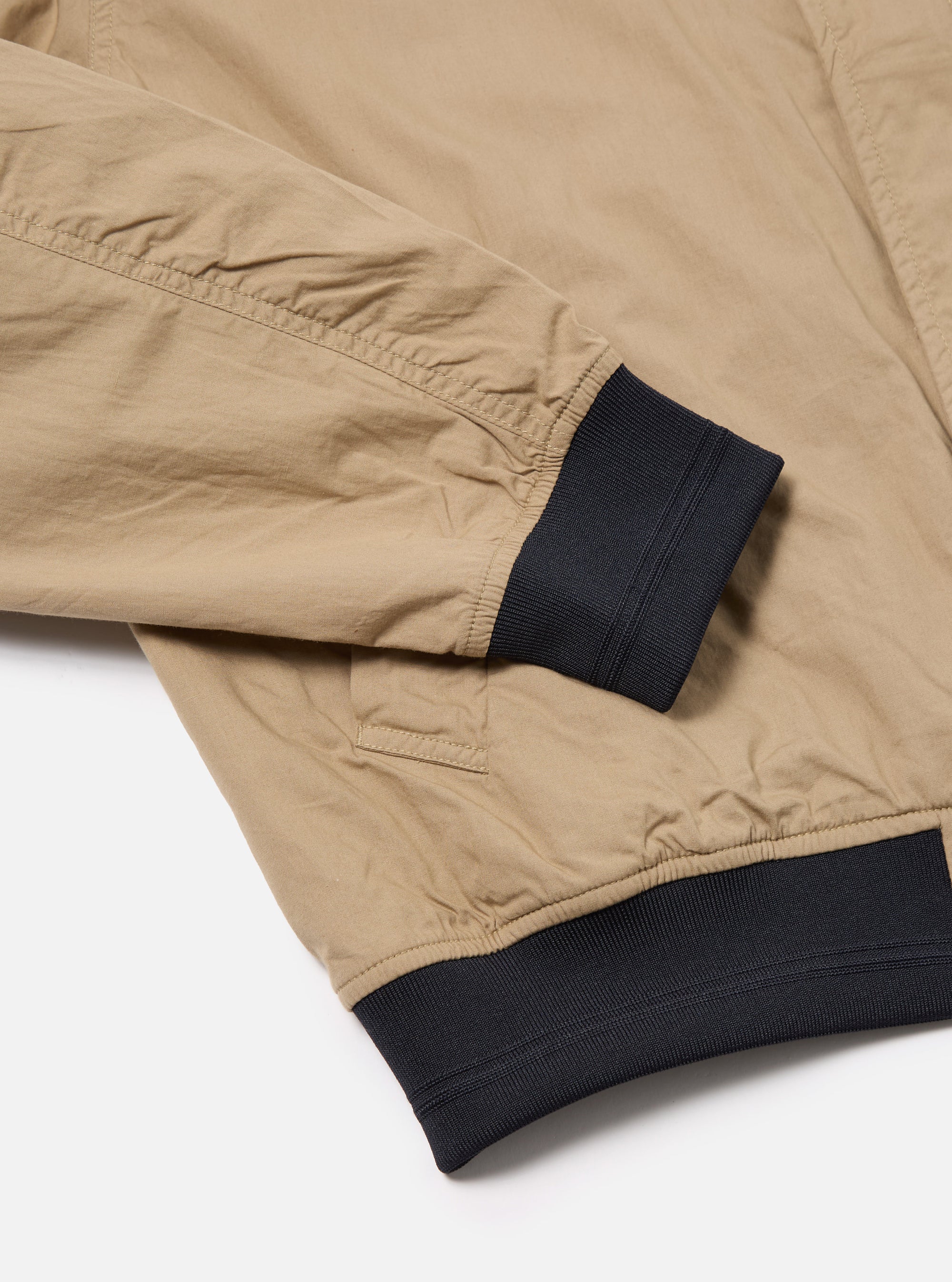 master-piece x Universal Works Sand Broadcloth NS Bomber Jacket