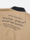 master-piece x Universal Works Sand Broadcloth NS Bomber Jacket