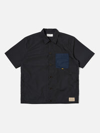 master-piece x Universal Works Black Recycled Polytech Tech Overshirt