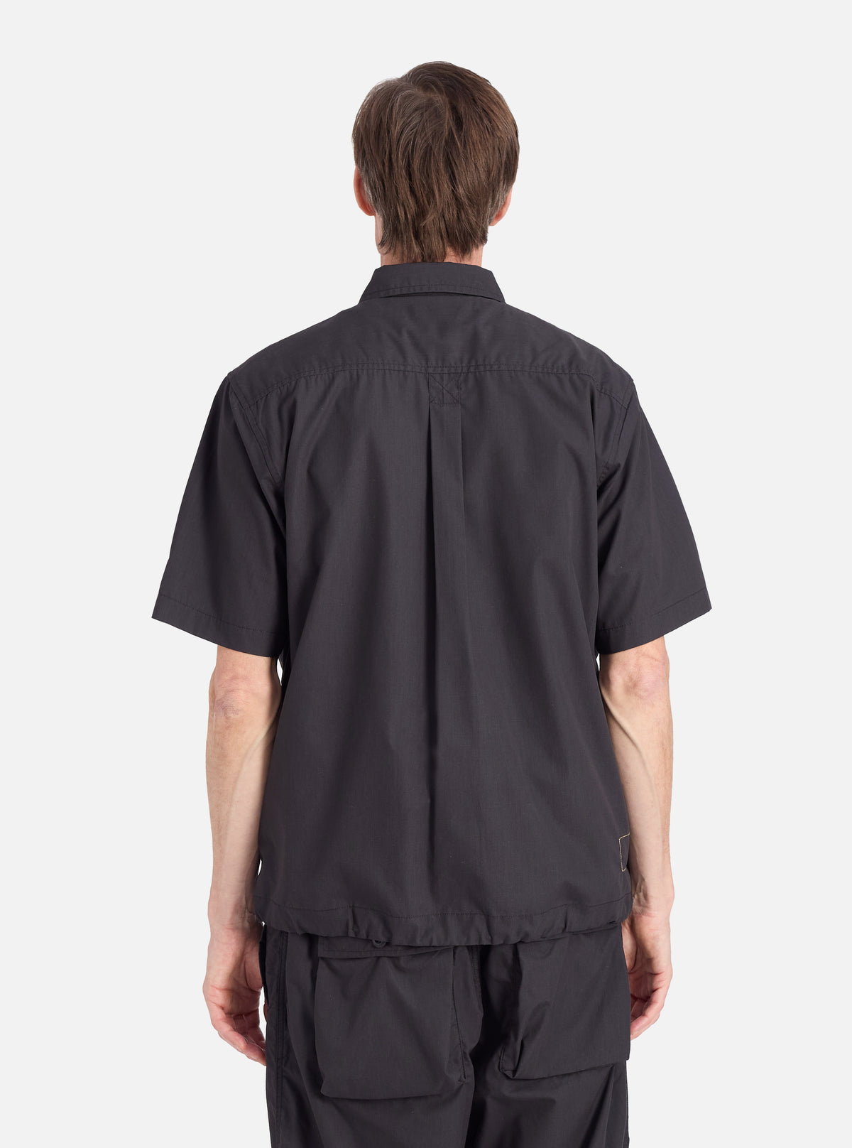 master-piece x Universal Works Black Recycled Polytech Tech Overshirt