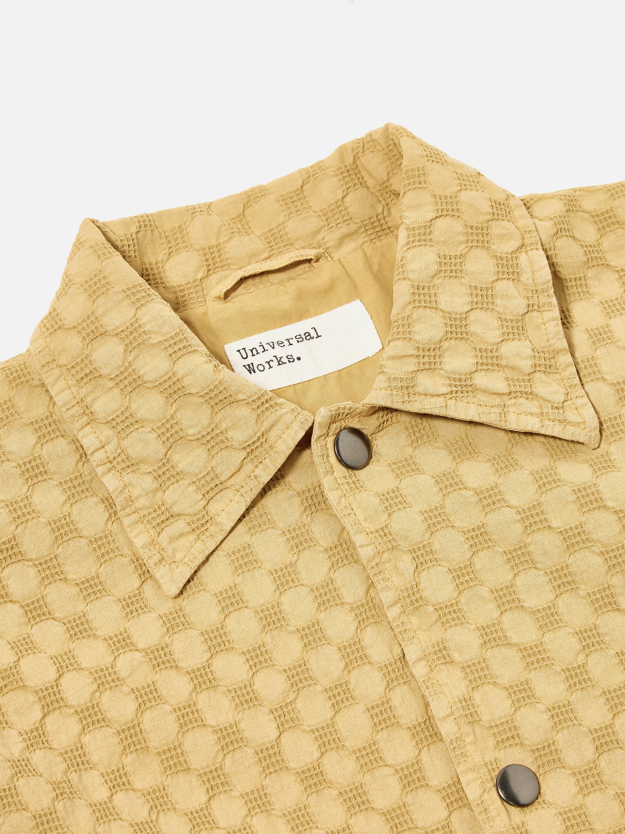 Camel Dot Waffle Head Coach Jacket
