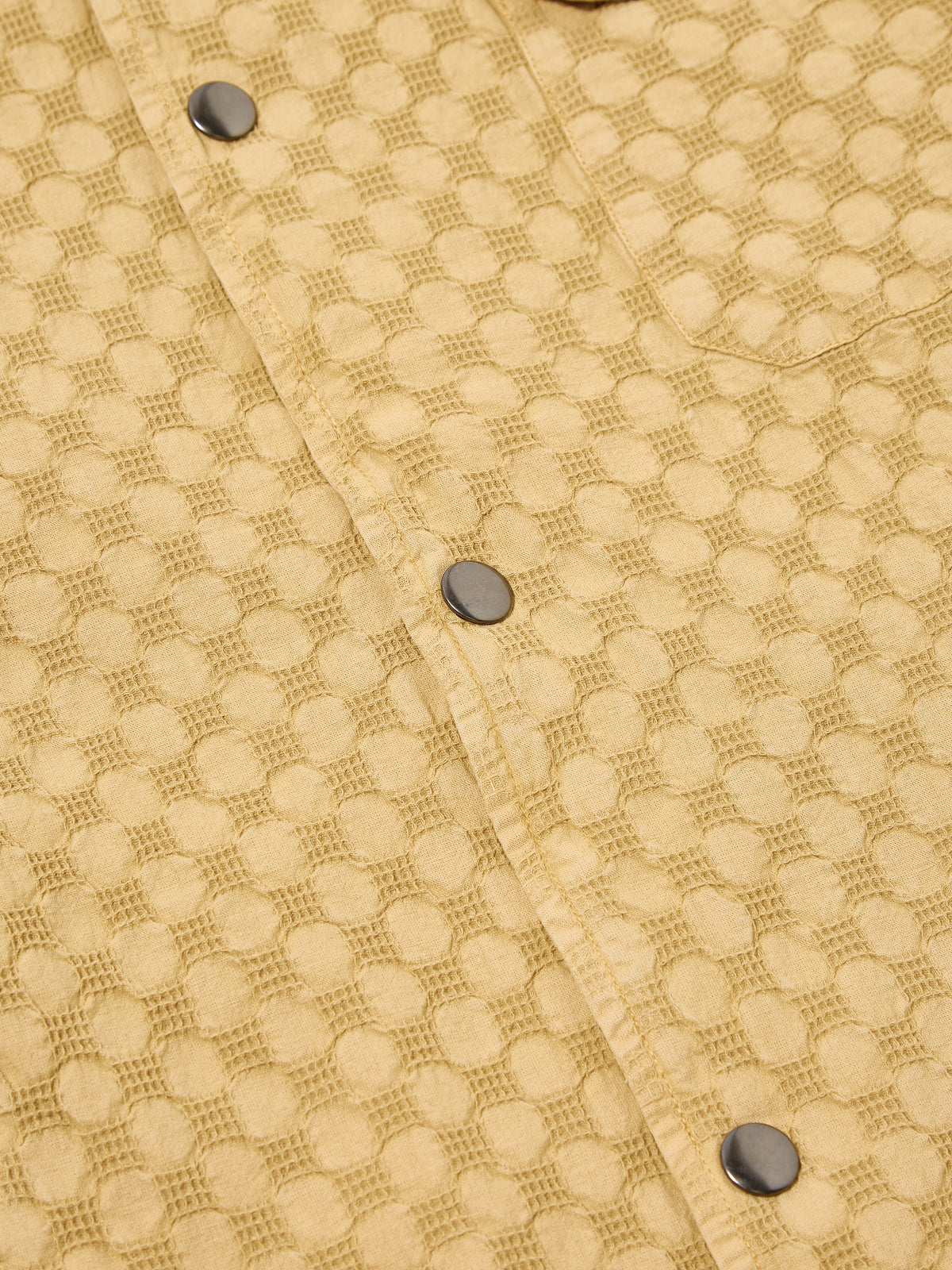 Camel Dot Waffle Head Coach Jacket