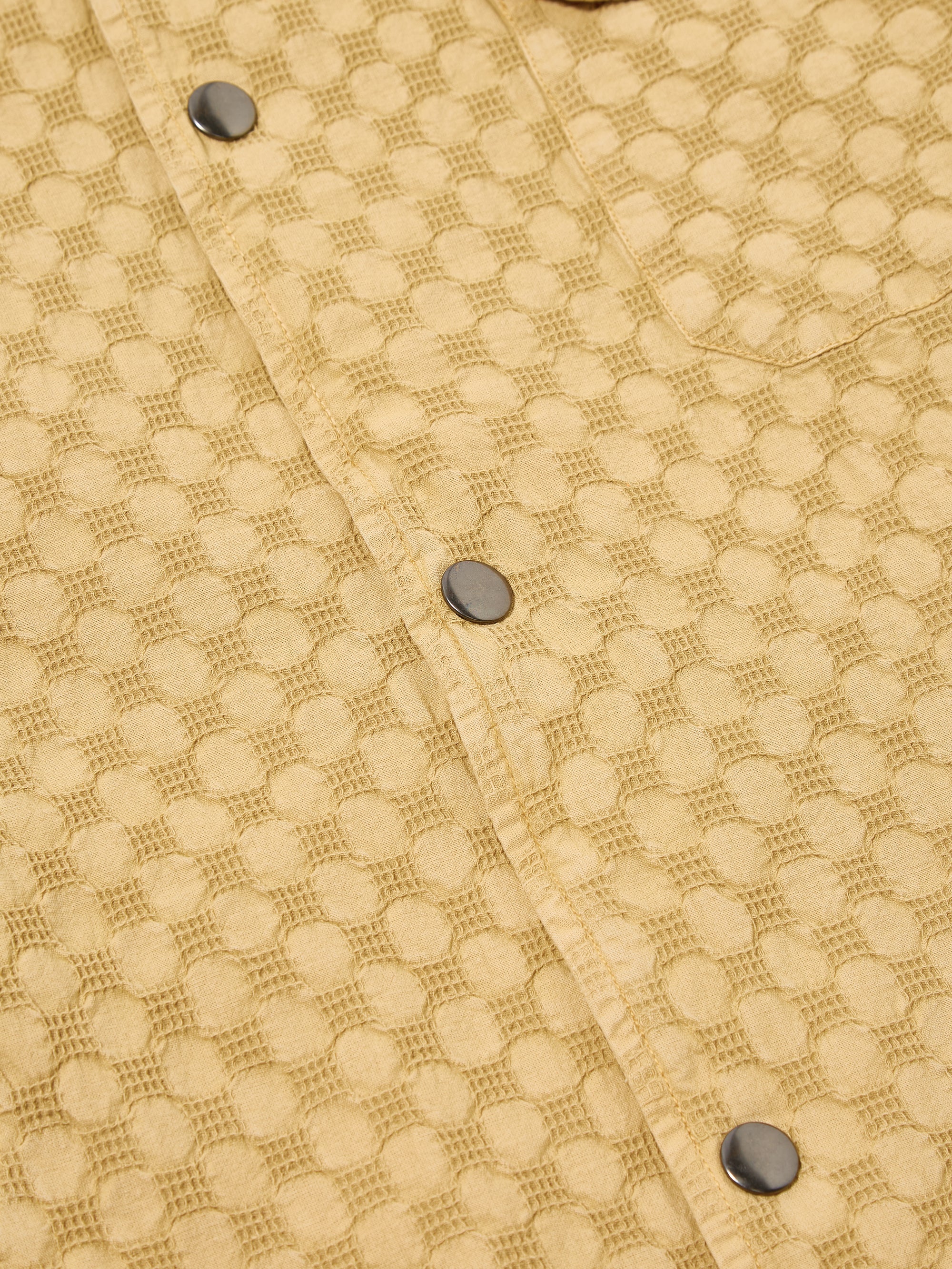 Camel Dot Waffle Head Coach Jacket