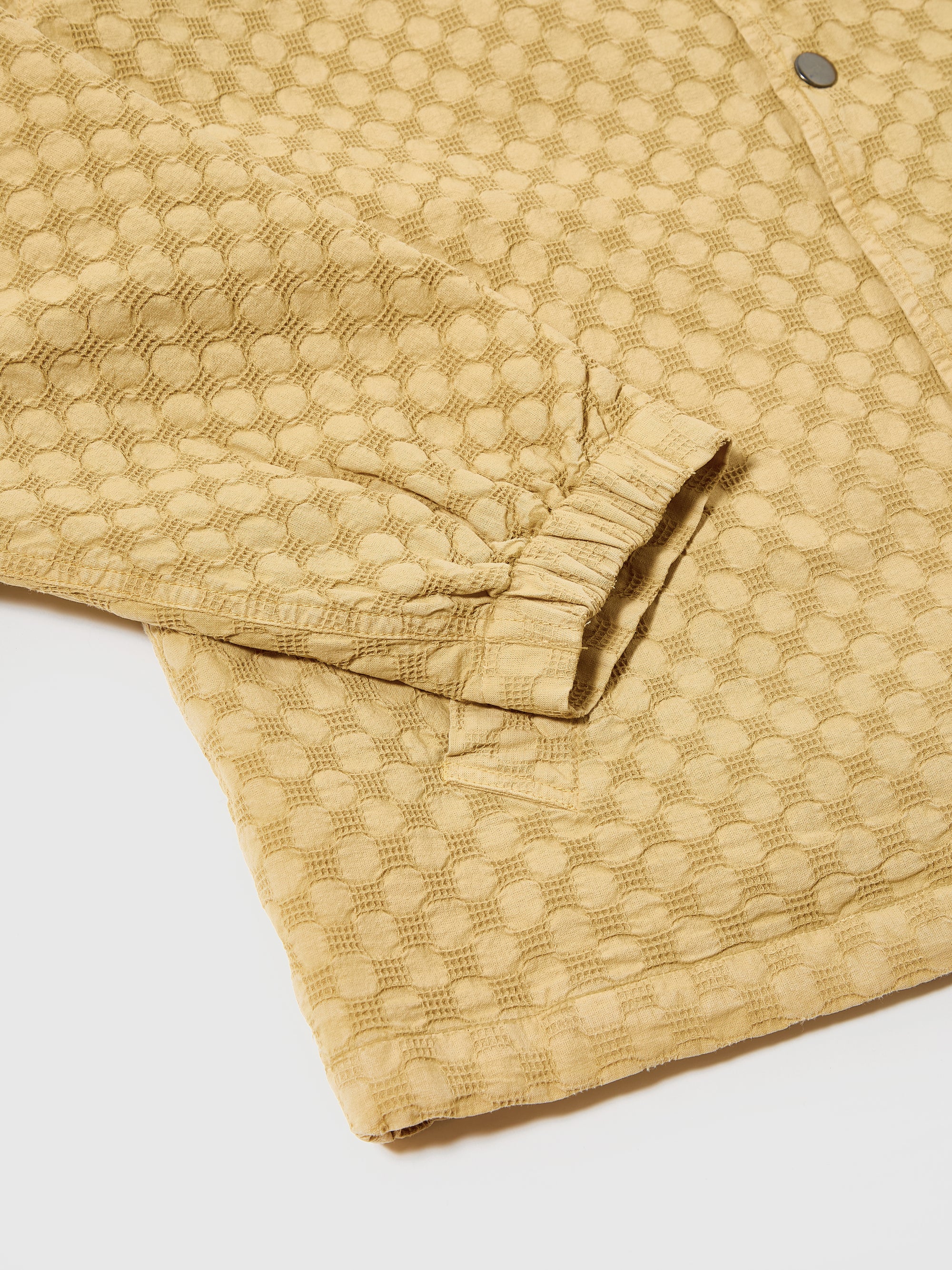 Camel Dot Waffle Head Coach Jacket