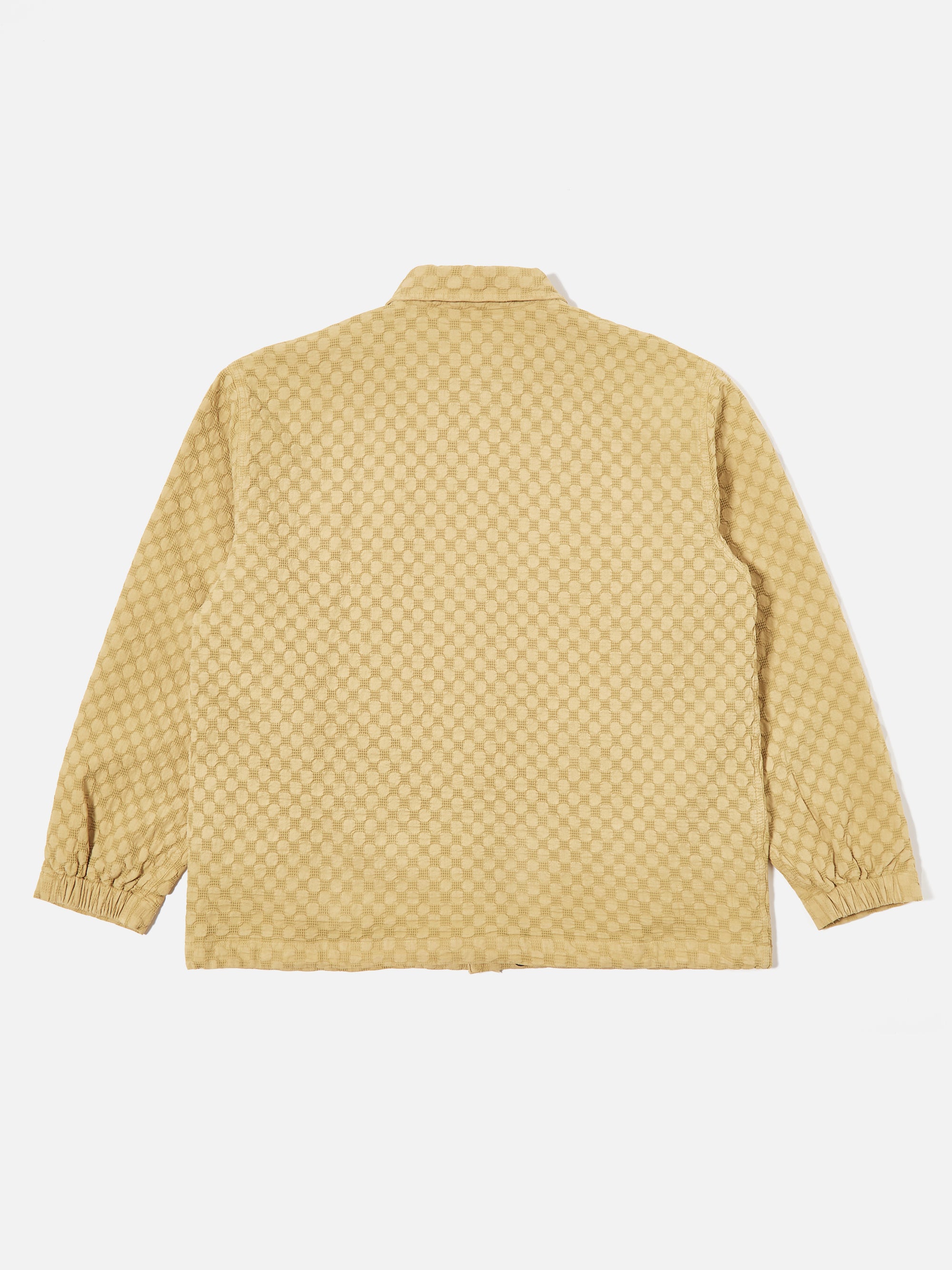 Camel Dot Waffle Head Coach Jacket