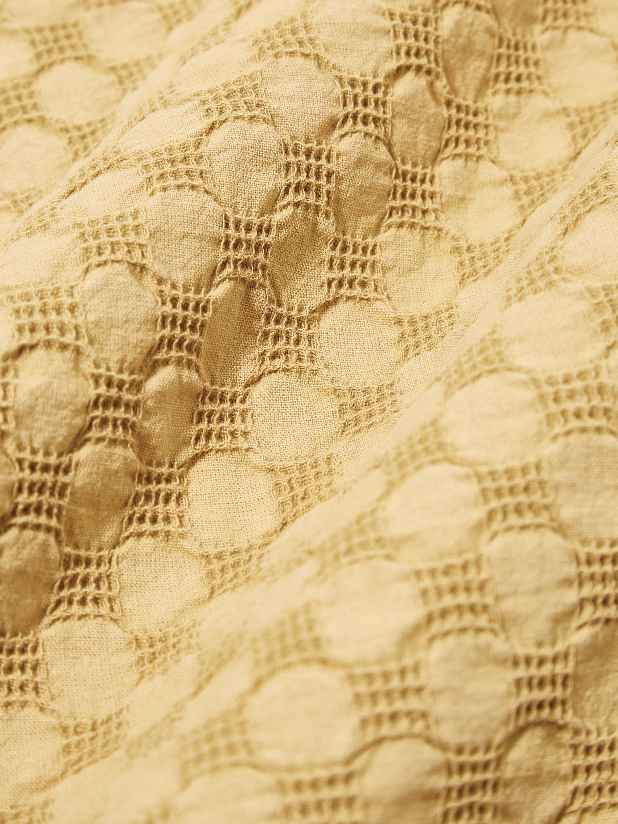 Camel Dot Waffle Head Coach Jacket