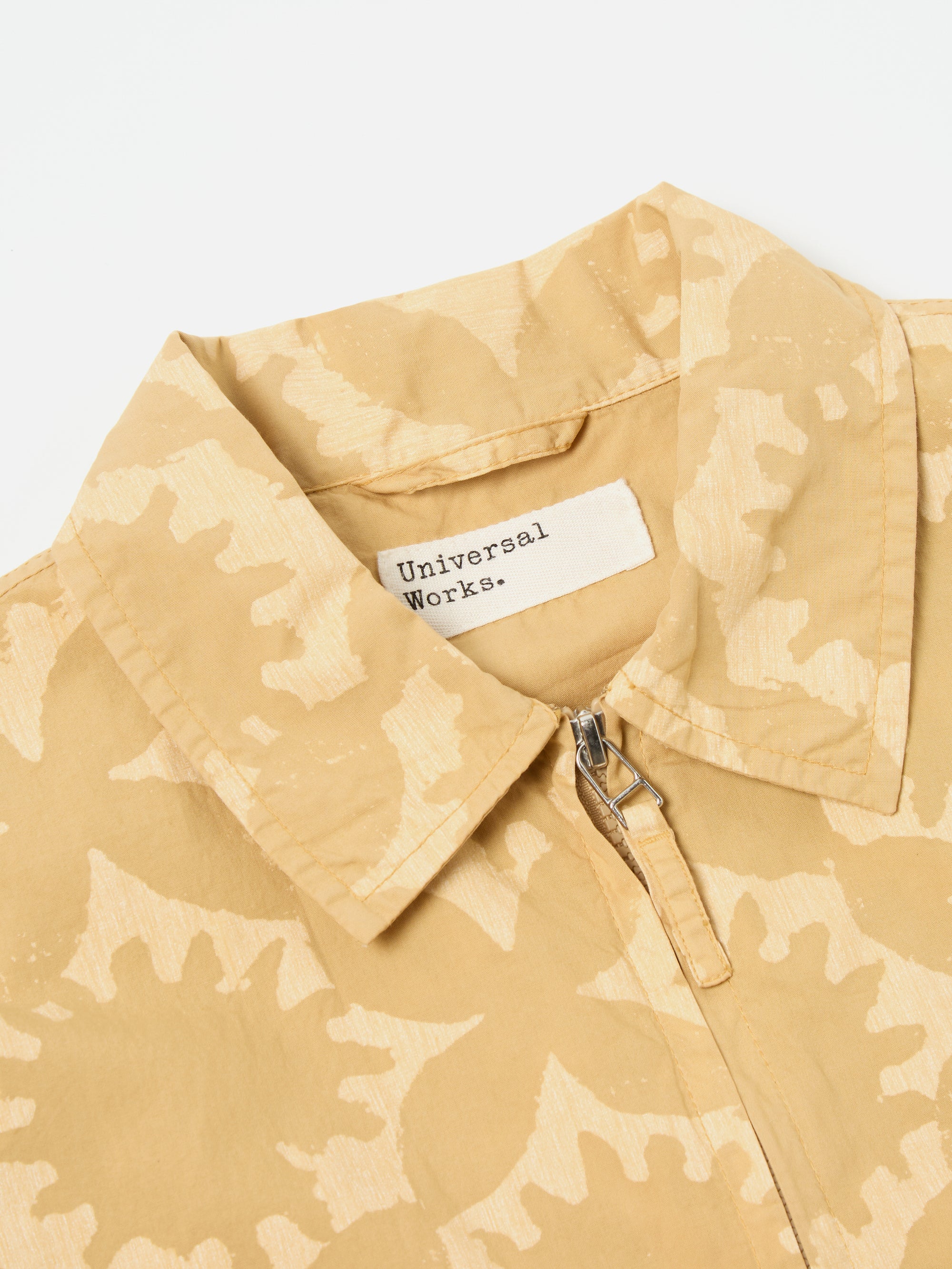 Sand Over Dyed Sun Print Windcheater