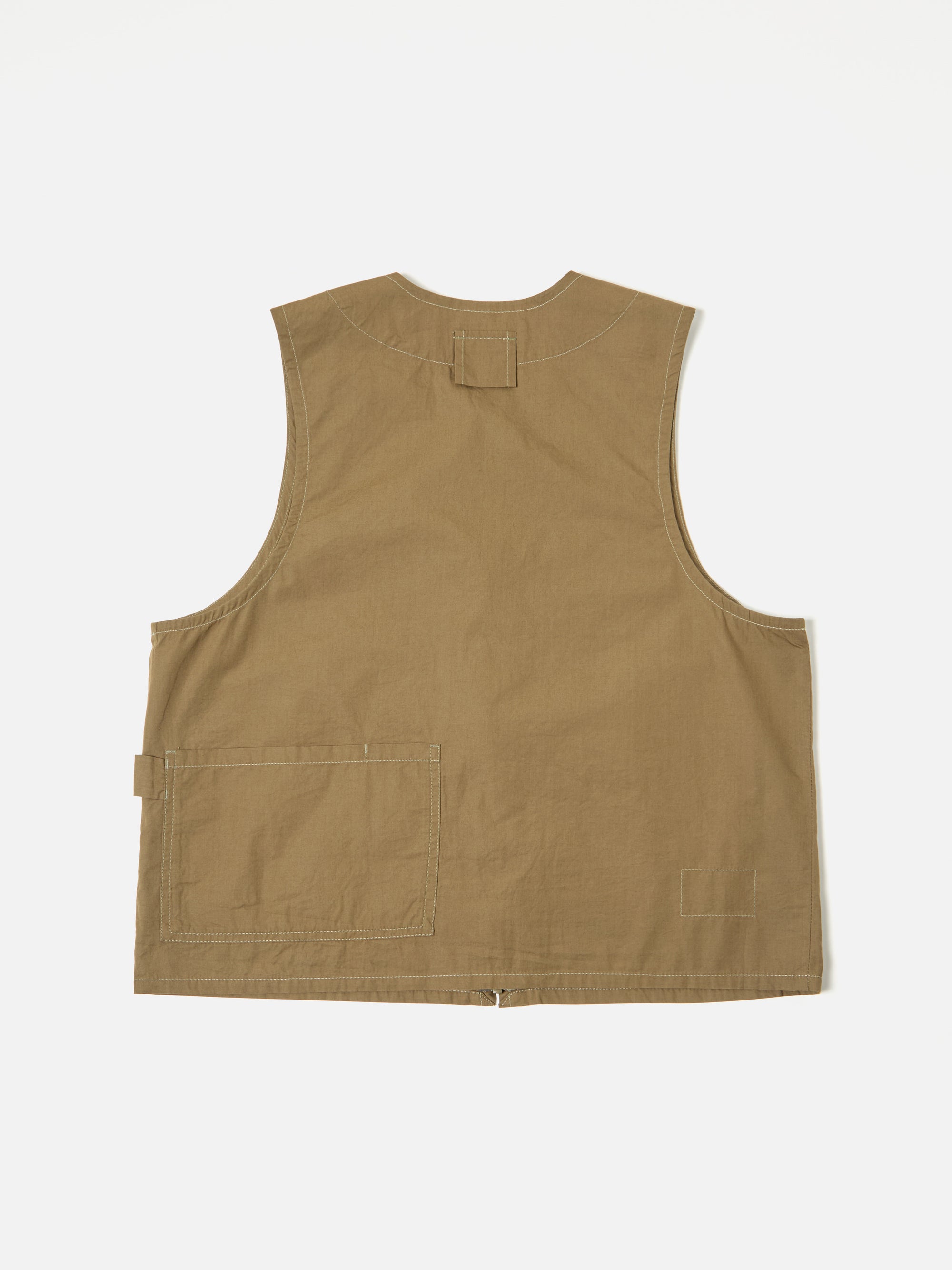 Khaki Broad Cloth Painters Gilet