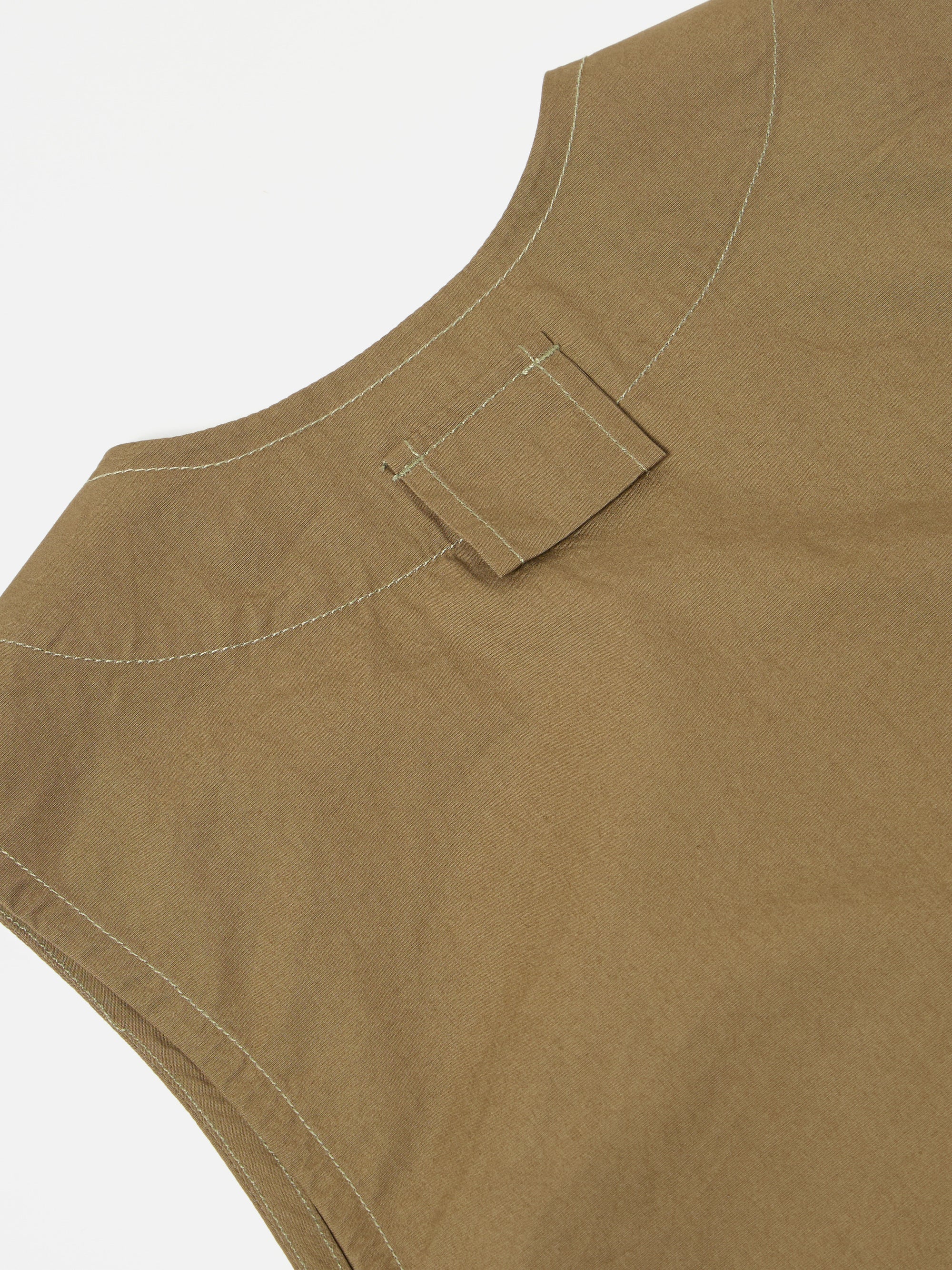 Khaki Broad Cloth Painters Gilet