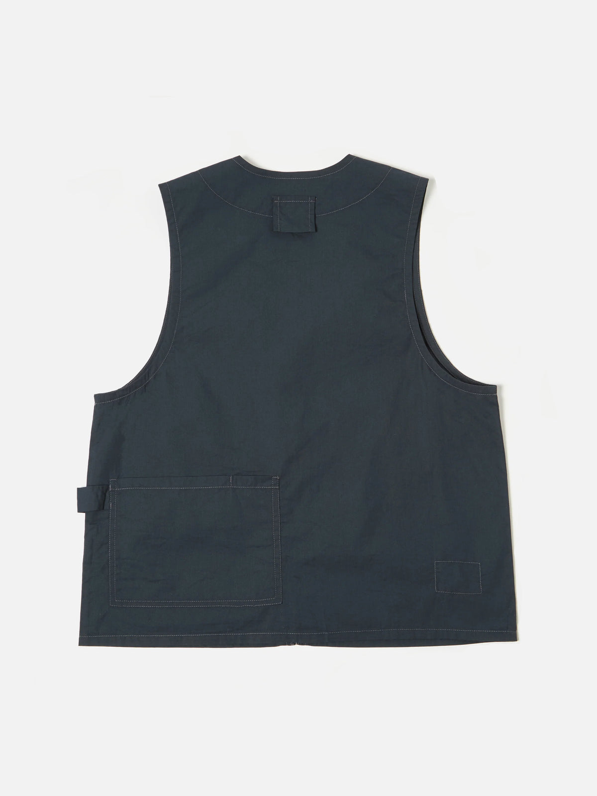 Navy Broad Cloth Painters Gilet