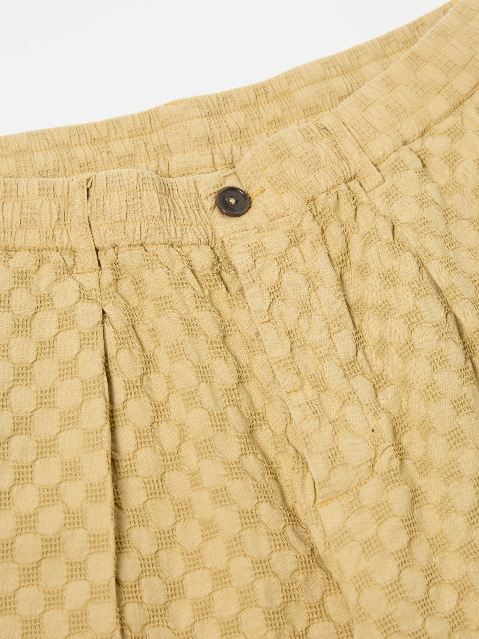 Camel Dot Waffle Pleated Track Short