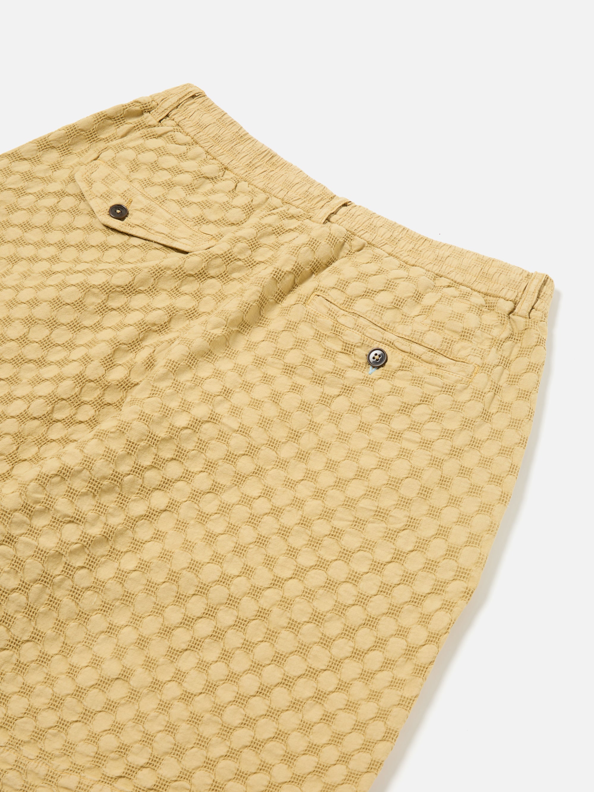 Camel Dot Waffle Pleated Track Short