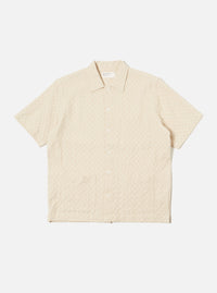Ecru Dot Waffle Island Shirt