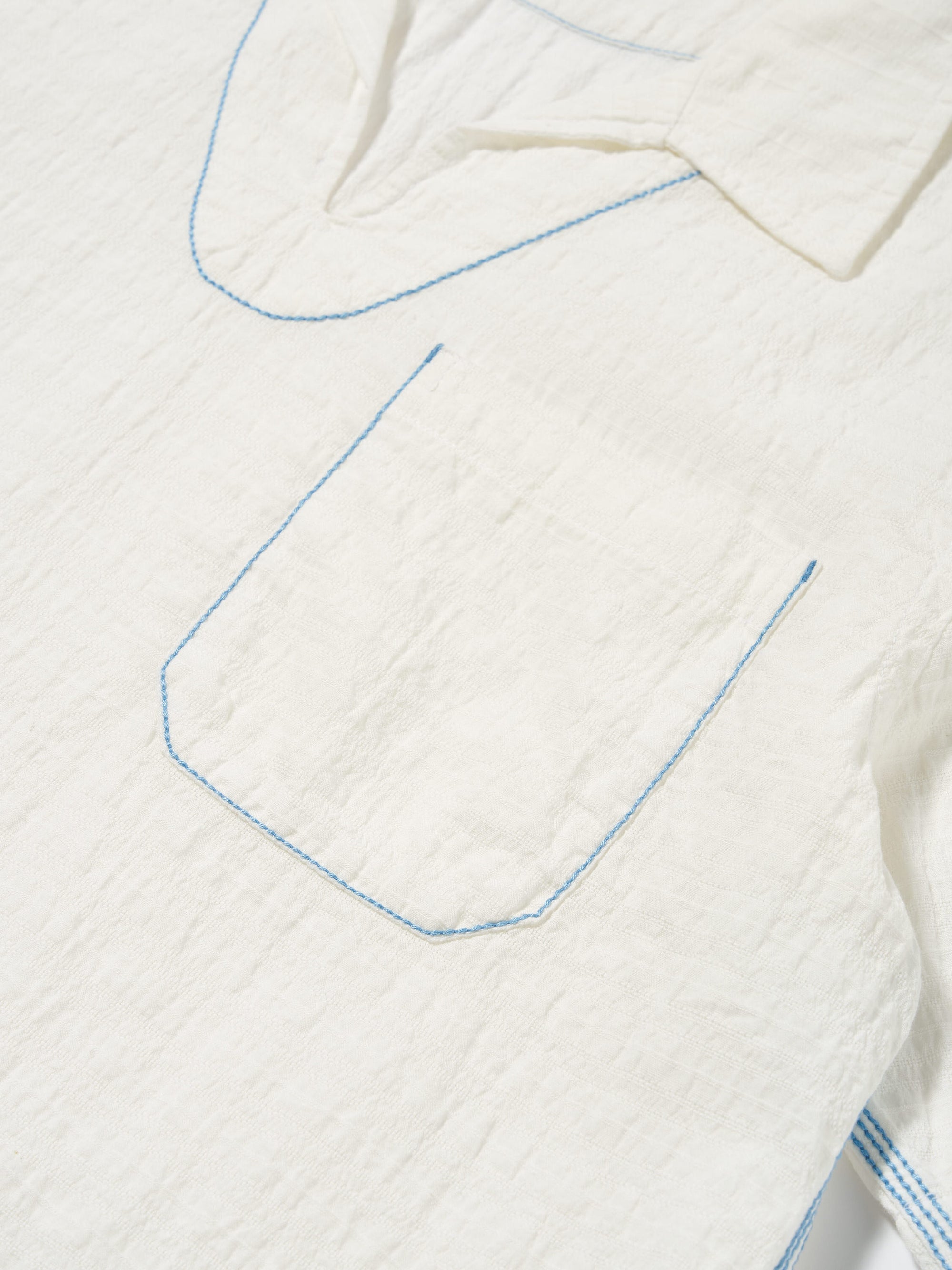 Ecru  Dolly Stripe Overhead Shirt
