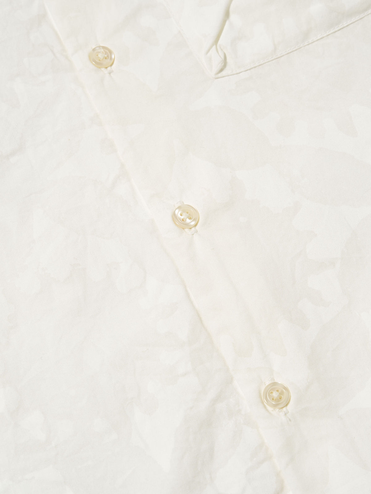 Ecru Sun Print Poplin Field Shirt