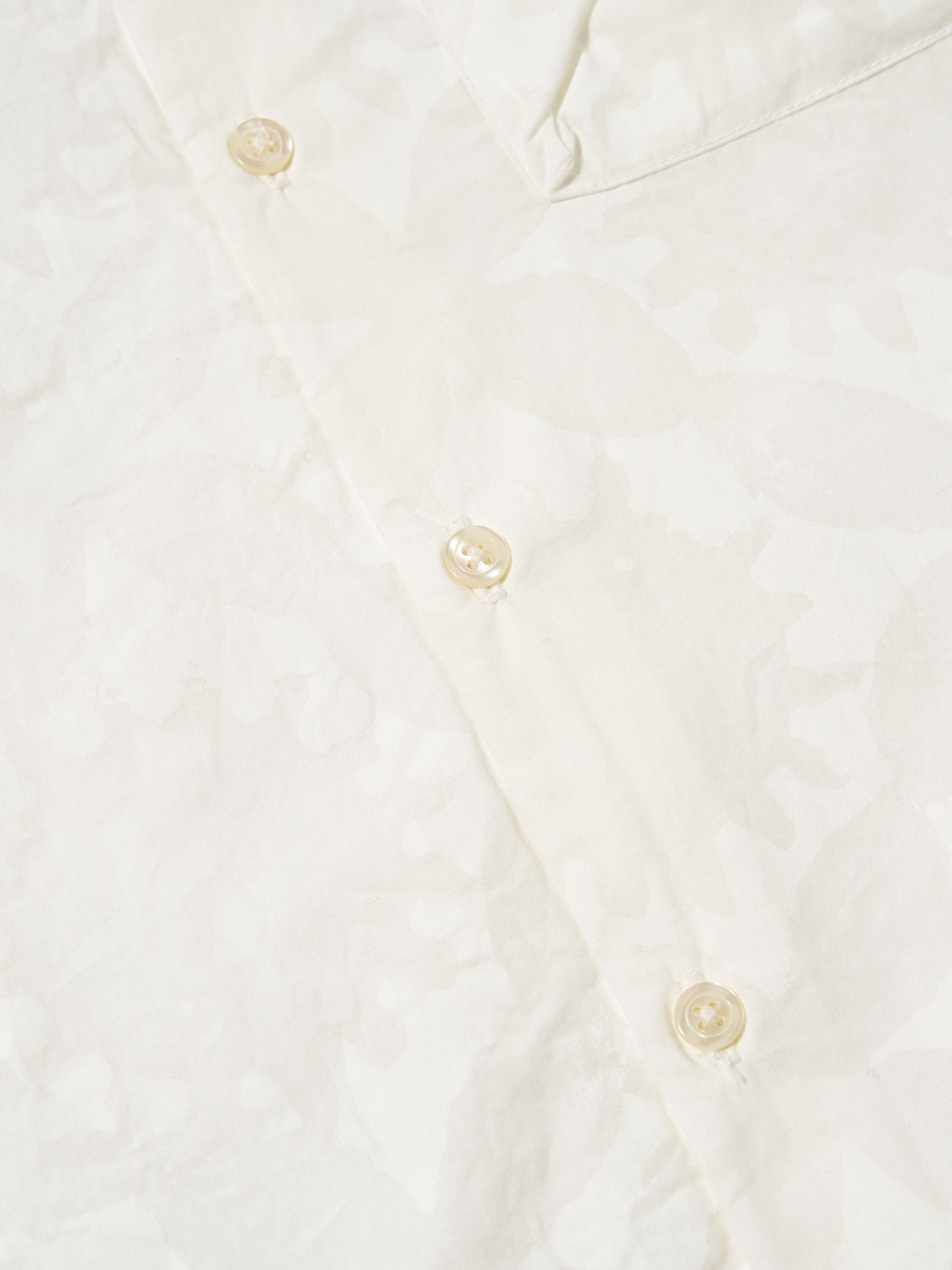 Ecru Sun Print Poplin Field Shirt
