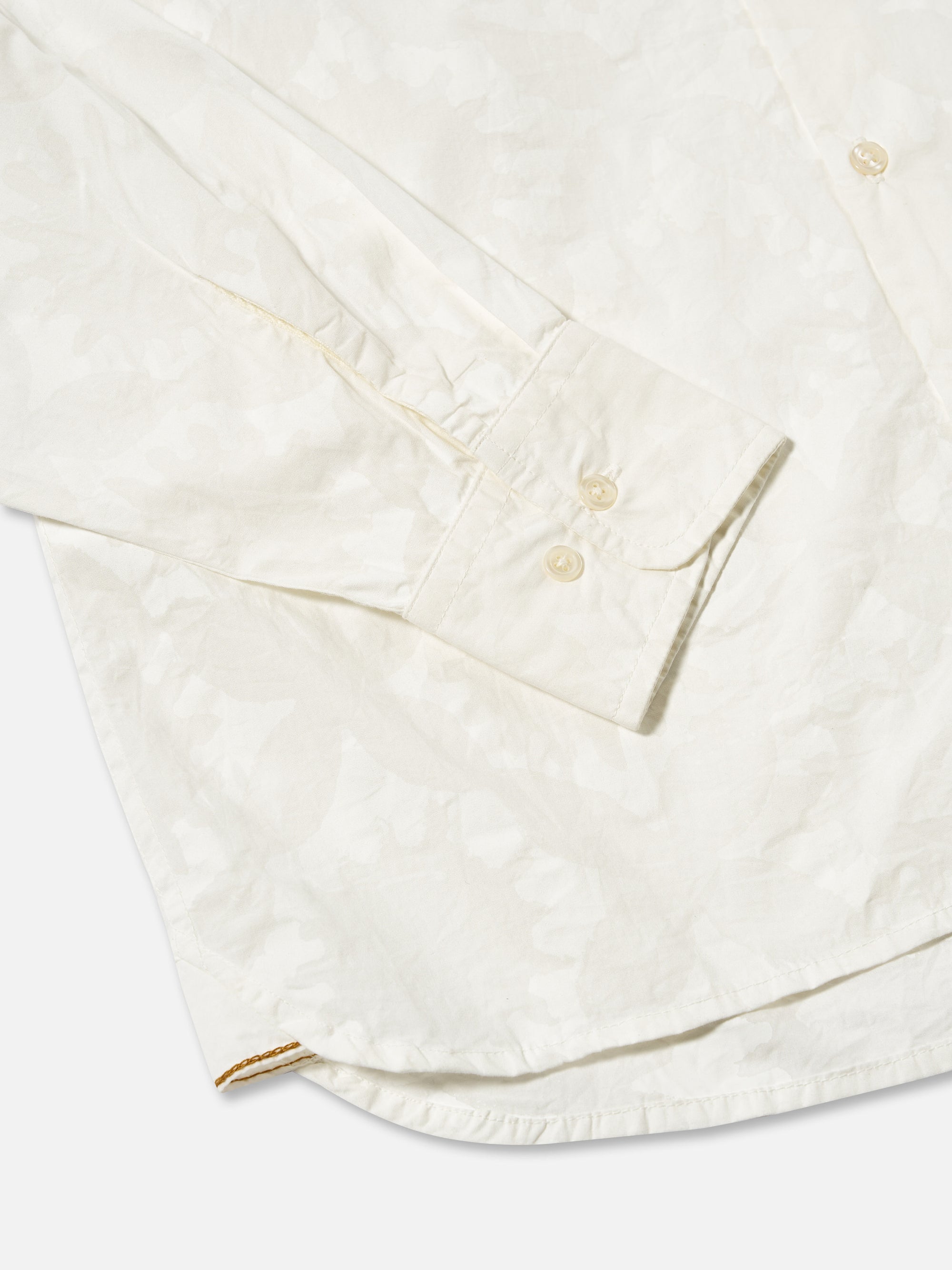 Ecru Sun Print Poplin Field Shirt