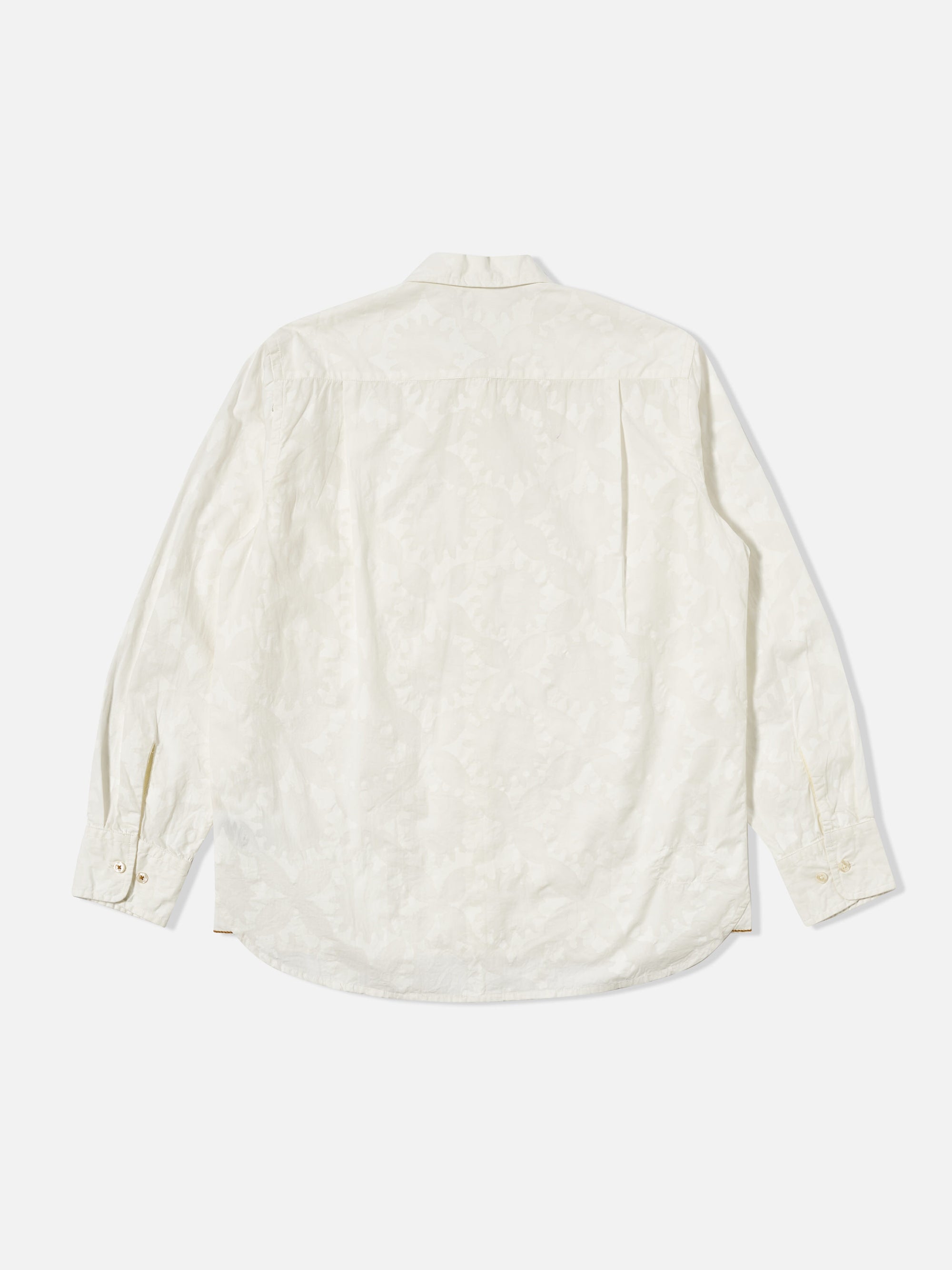 Ecru Sun Print Poplin Field Shirt