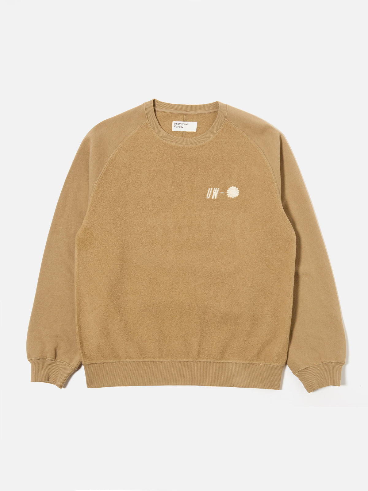 Sand Hotel Deluxe' Embroidered Brush Back Crew Sweat