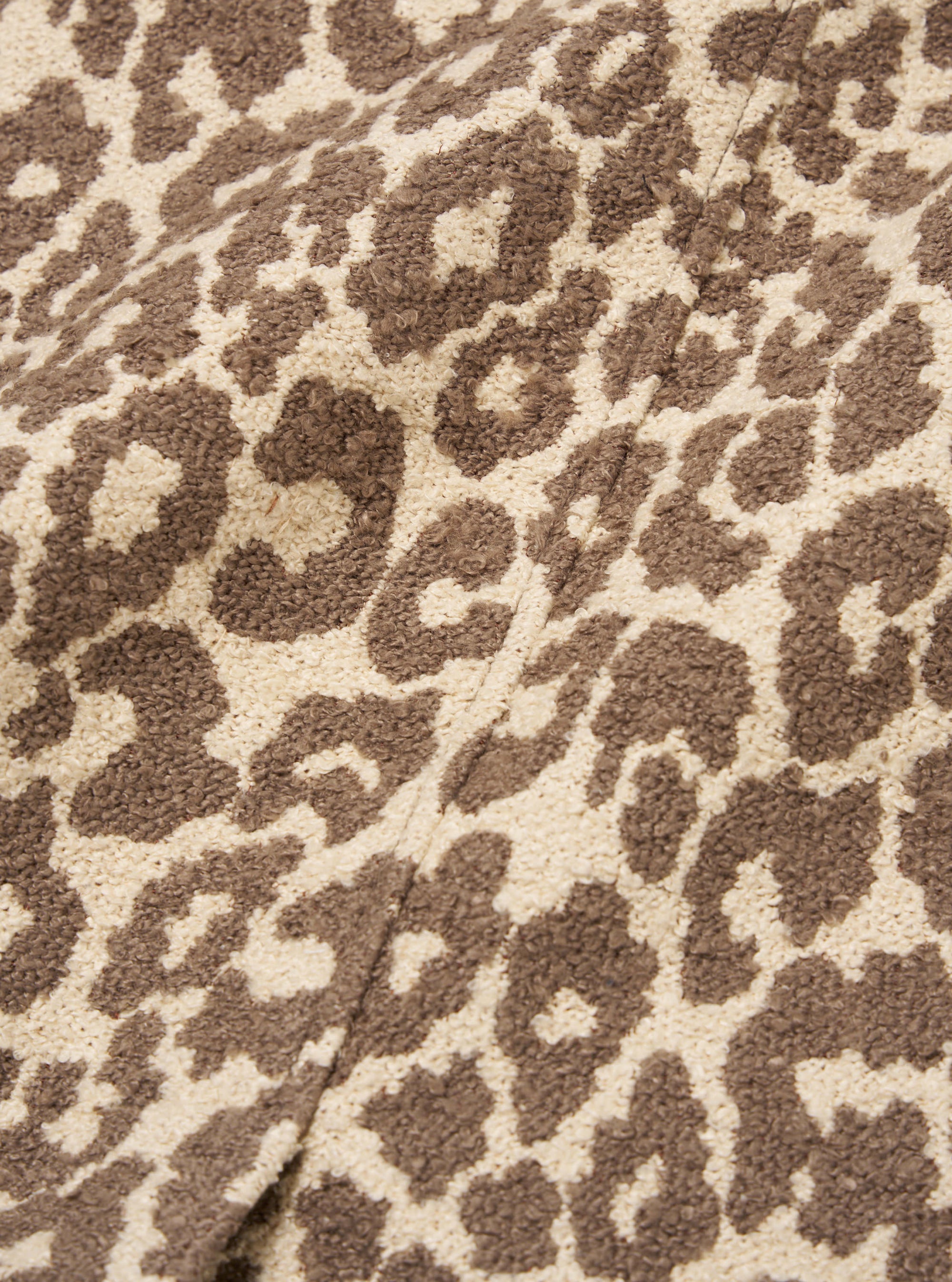 Natural Crazy Leopard Account Coat
