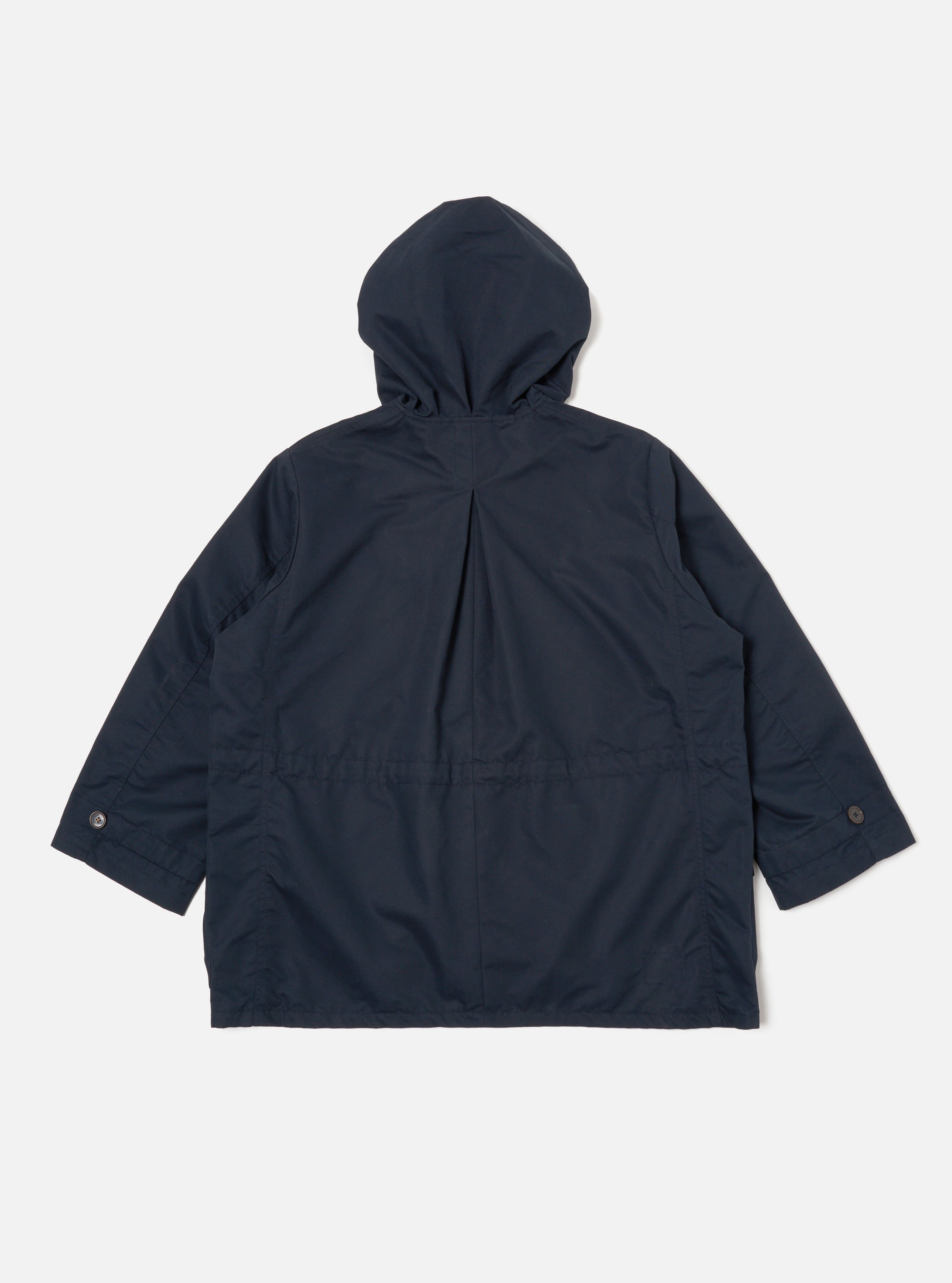Navy Brushed Polytech Boston Parka