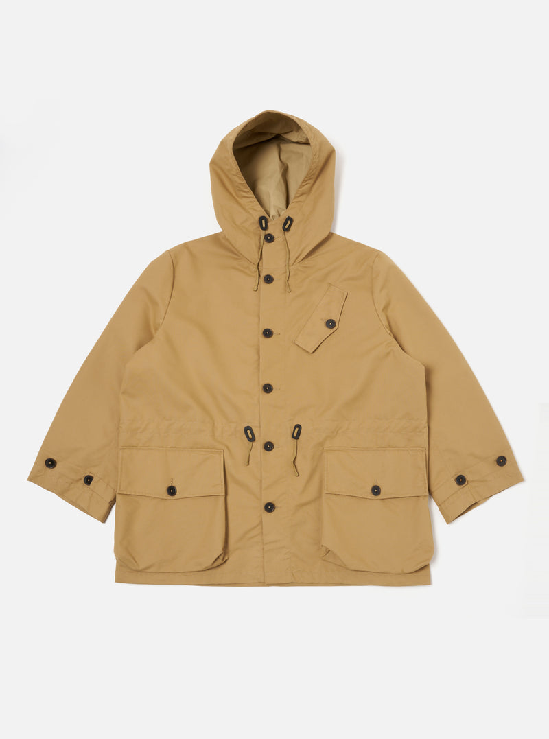 Sand Brushed Polytech Boston Parka