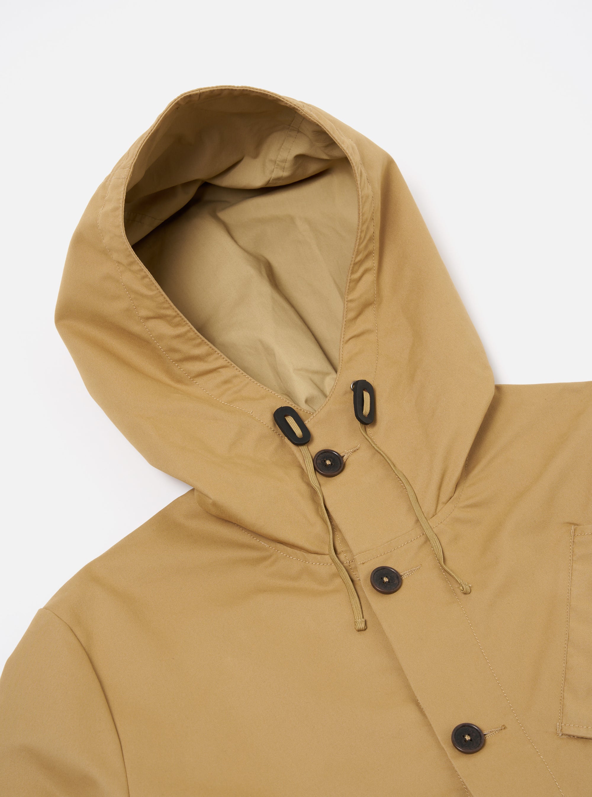 Sand Brushed Polytech Boston Parka