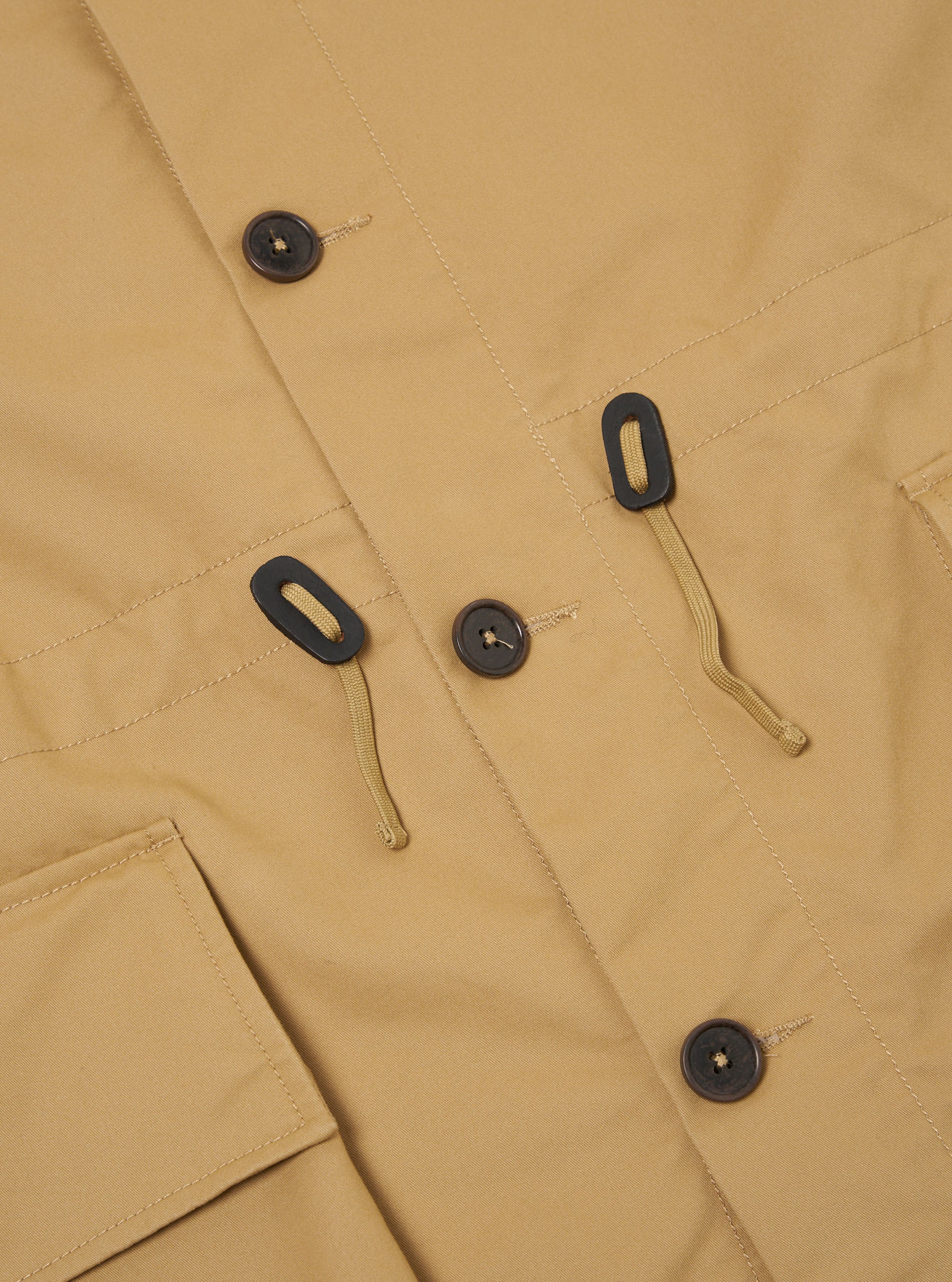 Sand Brushed Polytech Boston Parka