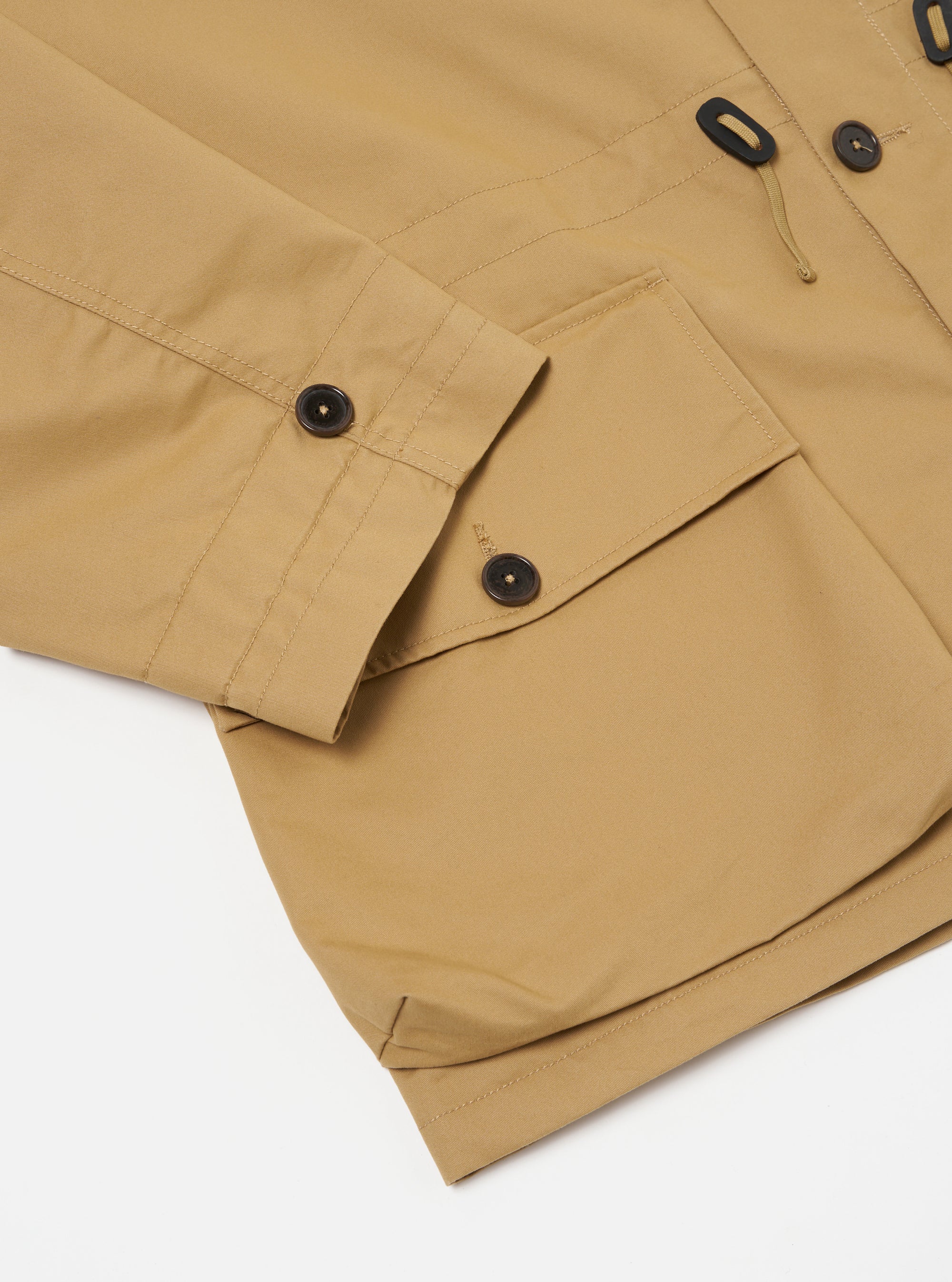 Sand Brushed Polytech Boston Parka
