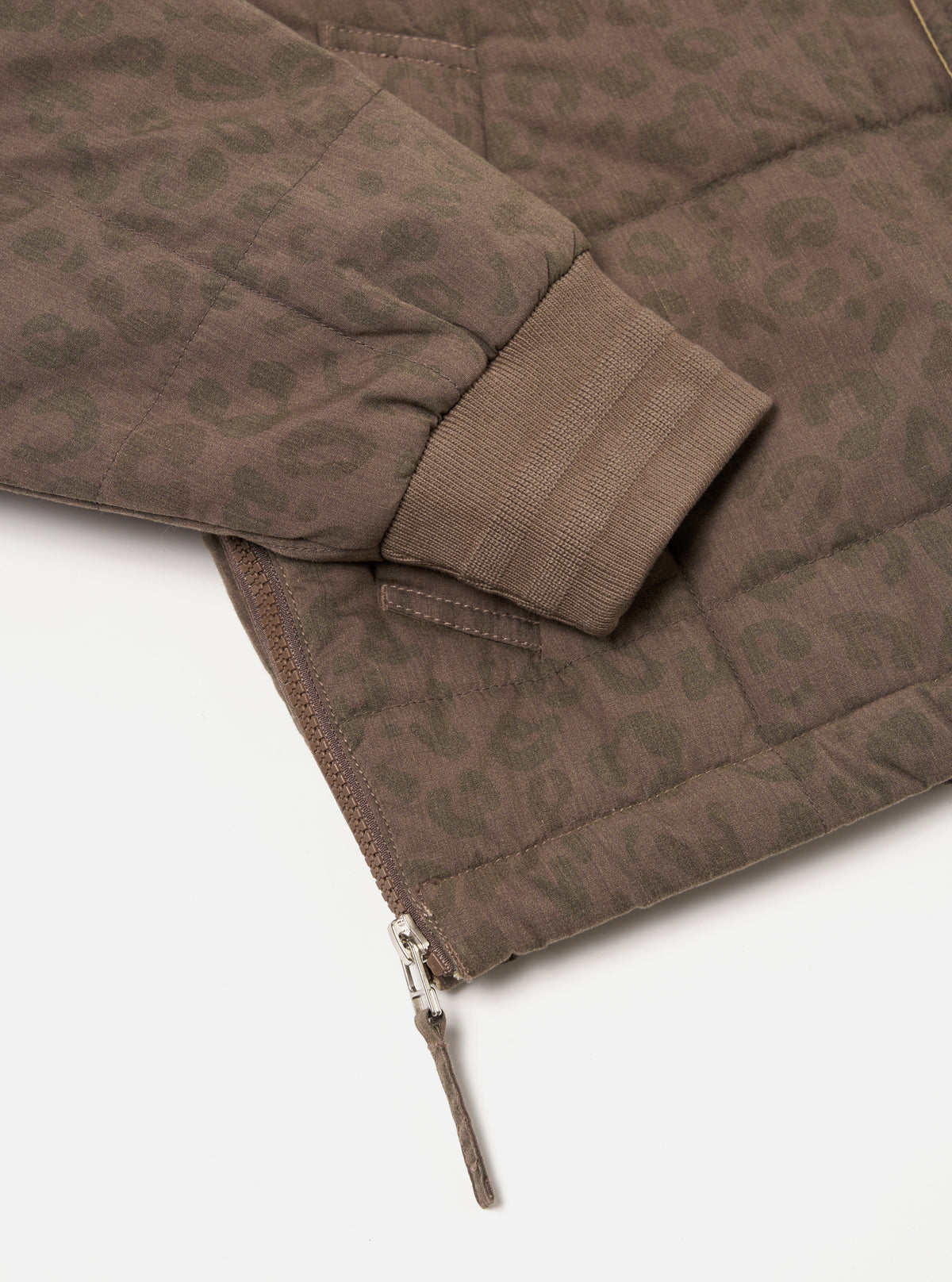 Sand Leopard Recycled Polytech Carlton Jacket