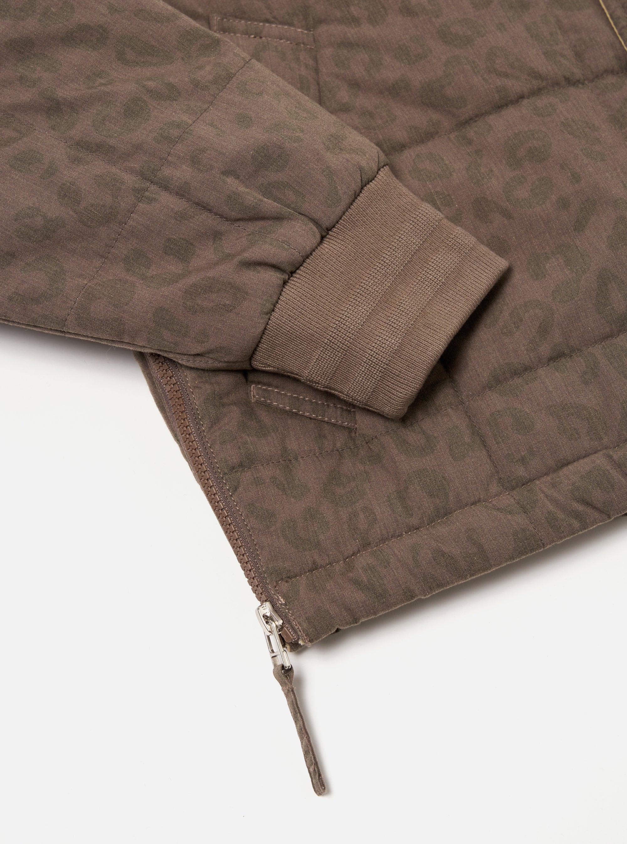 Sand Leopard Recycled Polytech Carlton Jacket