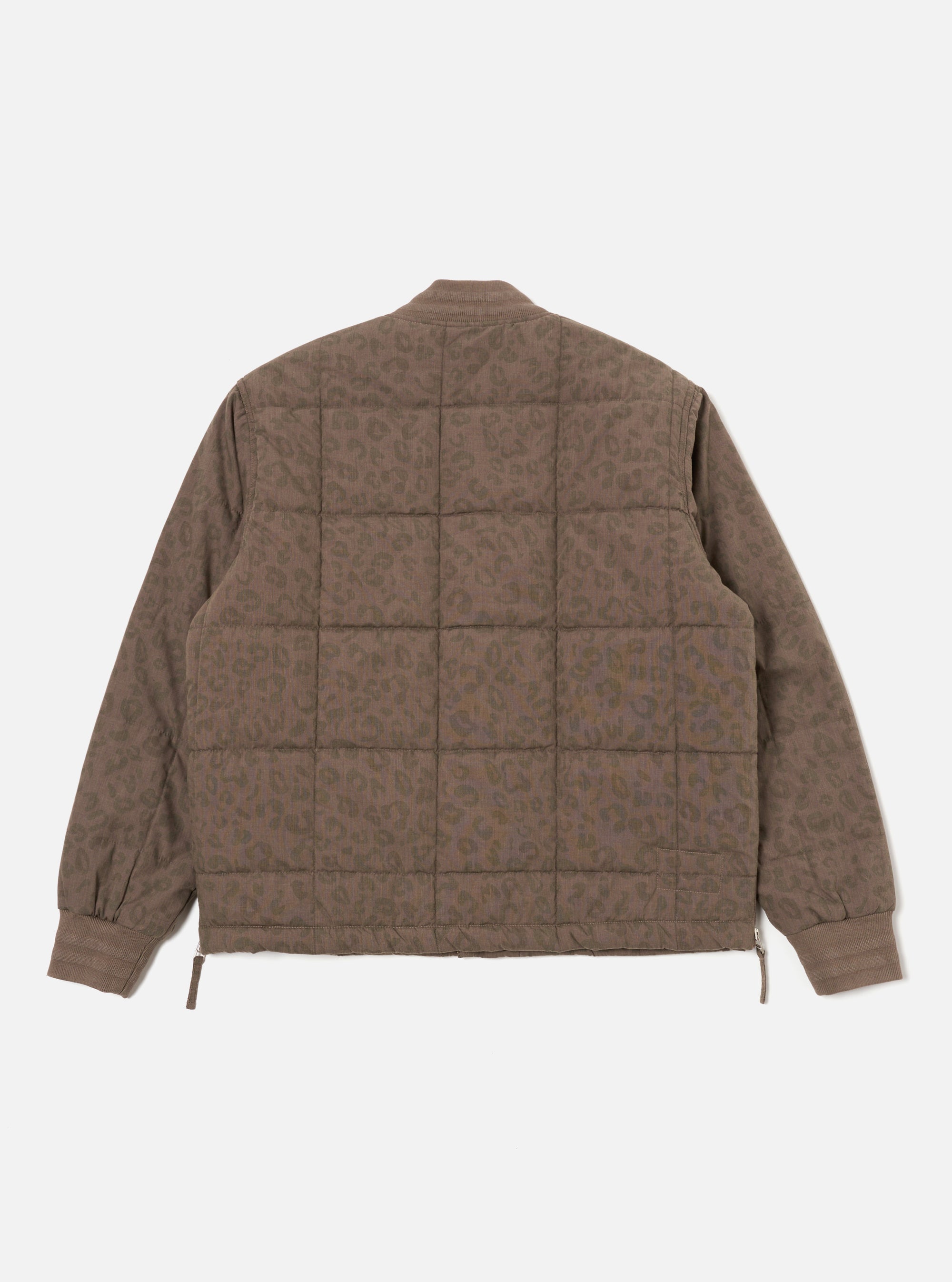 Sand Leopard Recycled Polytech Carlton Jacket