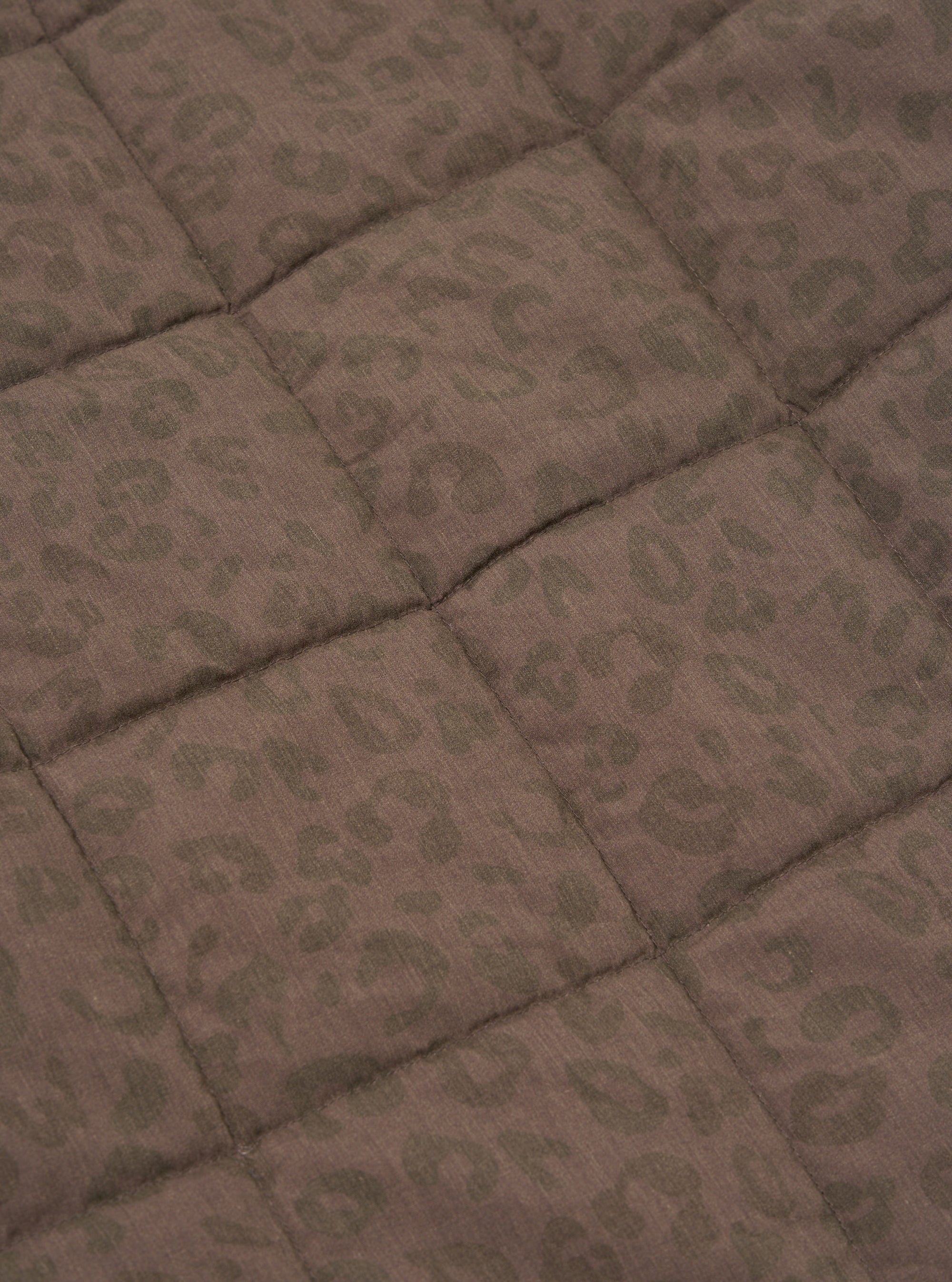 Sand Leopard Recycled Polytech Carlton Jacket